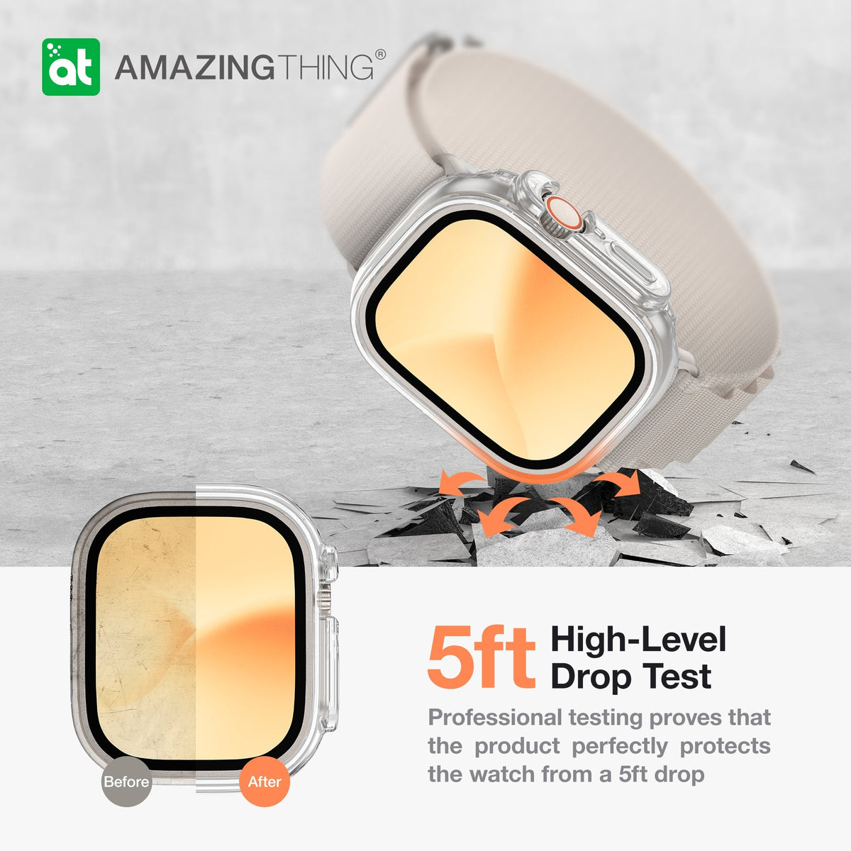Apple Watch Ultra- Minimal Drop-Proof Case