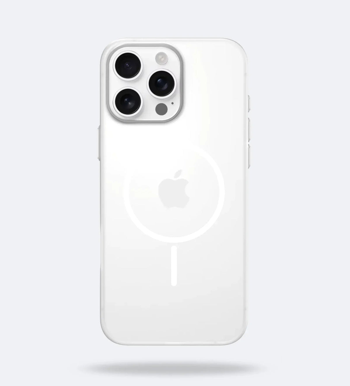 Frosted Ultra-Thin iPhone Case with MagSafe – Matte, 0.35 mm - White