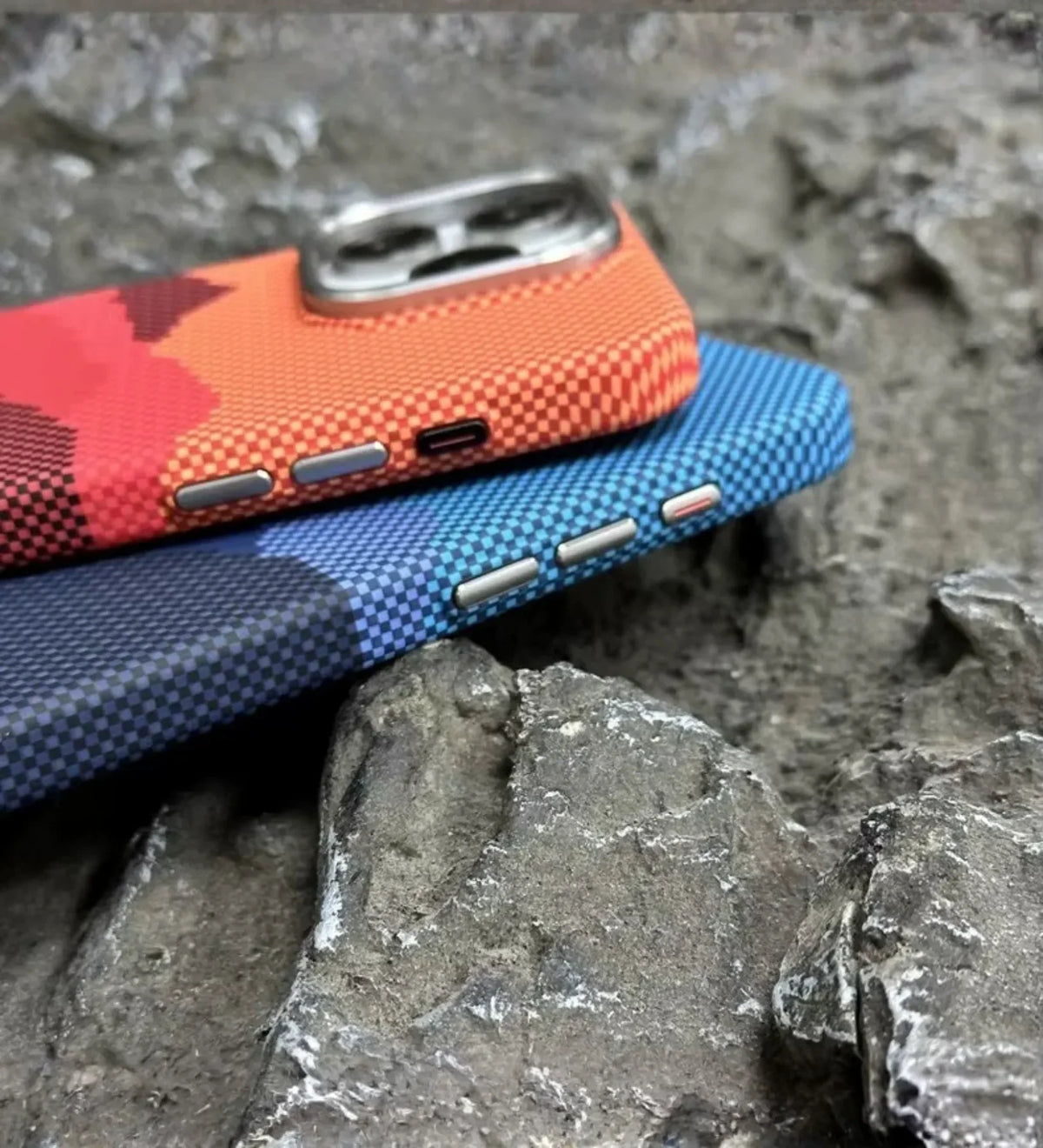 Mountain Horizon Carbon Fiber MagSafe iPhone Case Cover - Slim, Stylish & Protective