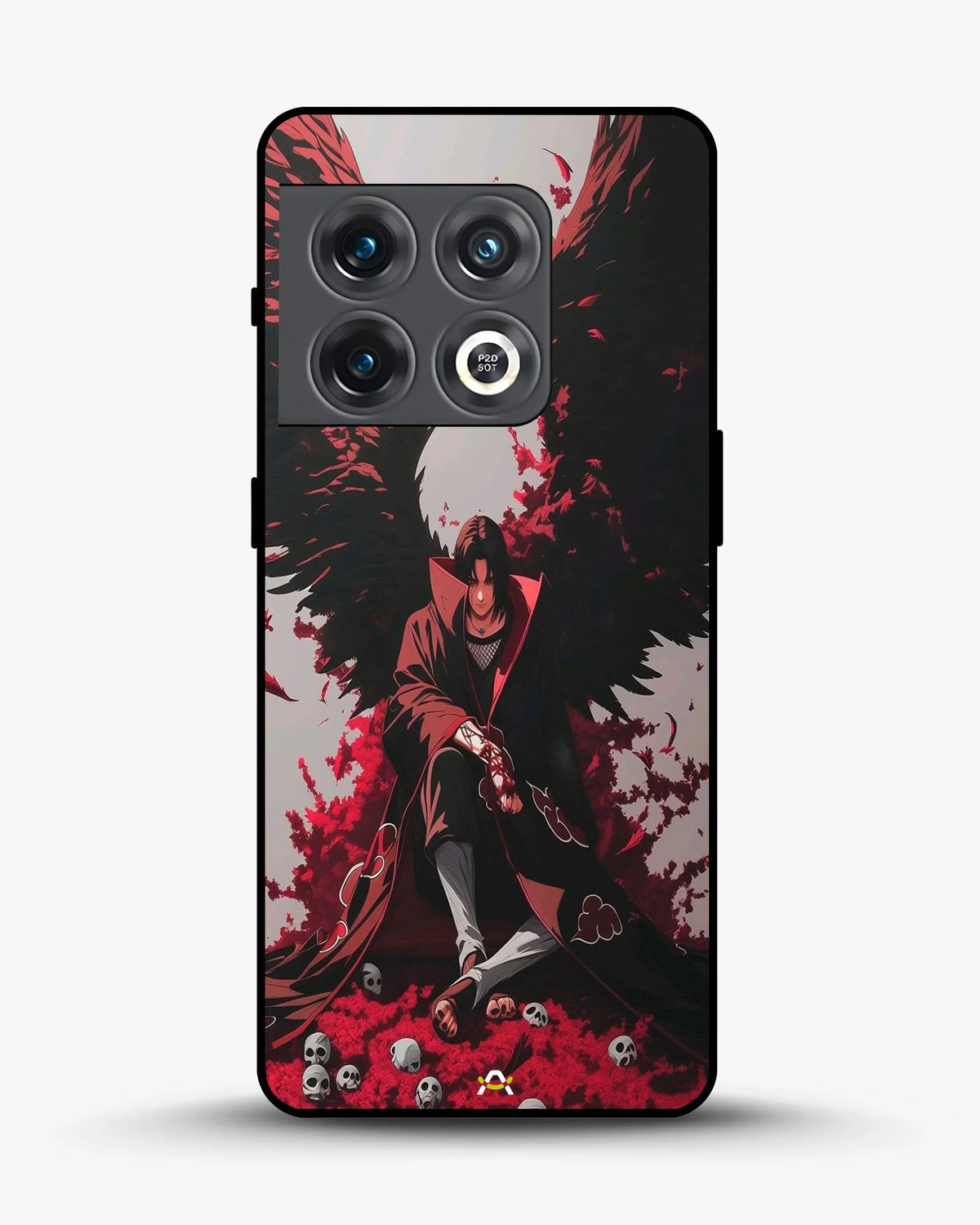 Anime Dark Warrior Phone Case - Dark Red & Black Print for iPhone, Samsung, Pixel, OnePlus & Vivo