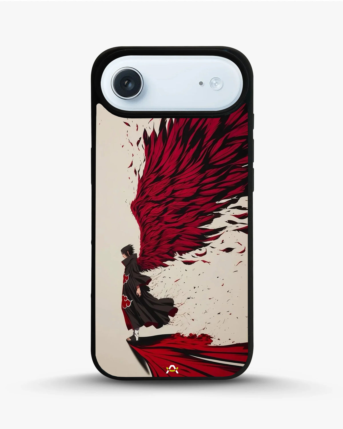 Anime Hero Phone Case - Bold Red & Black Character Print for iPhone, Samsung, Pixel, OnePlus & Vivo