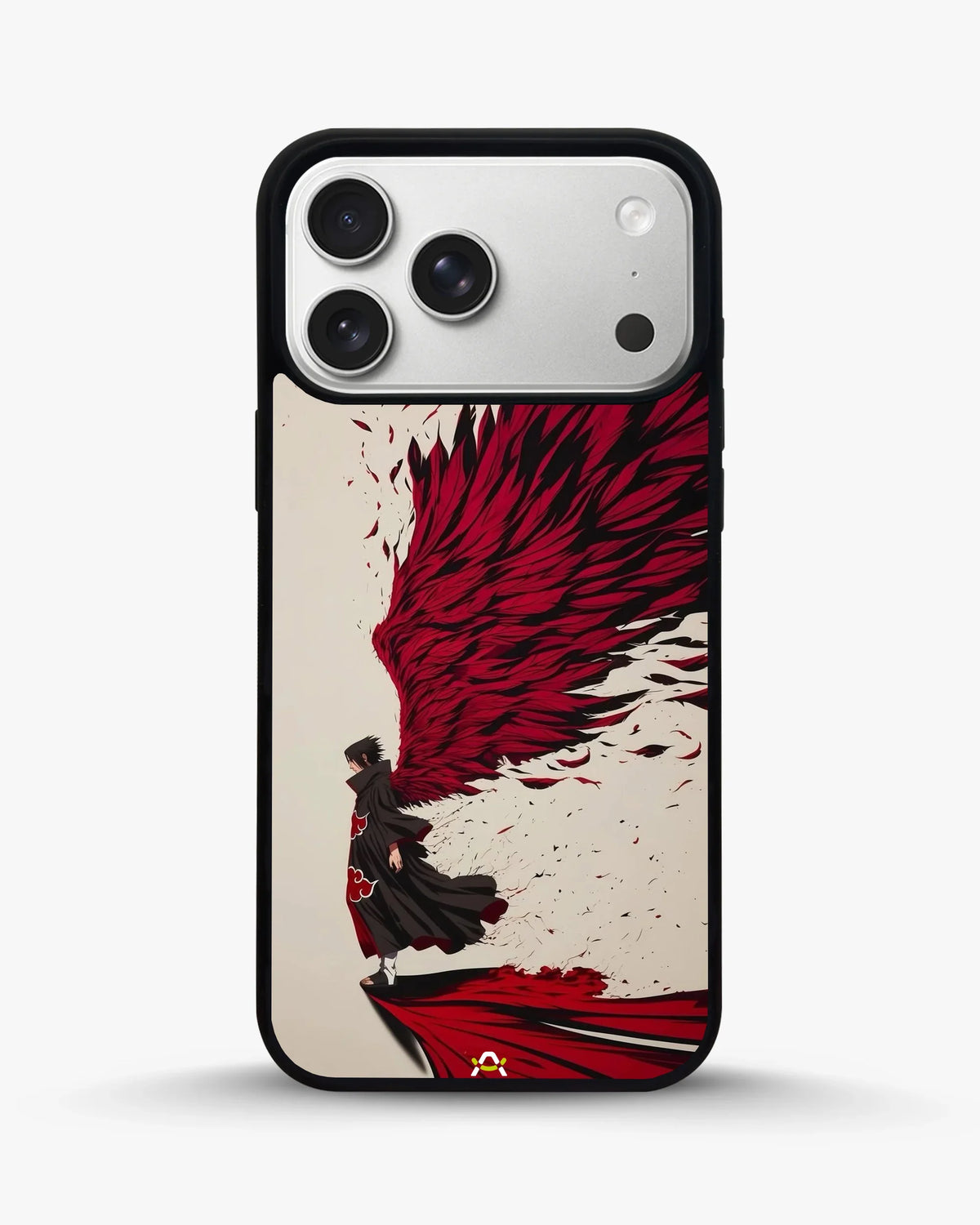 Anime Hero Phone Case - Bold Red & Black Character Print for iPhone, Samsung, Pixel, OnePlus & Vivo