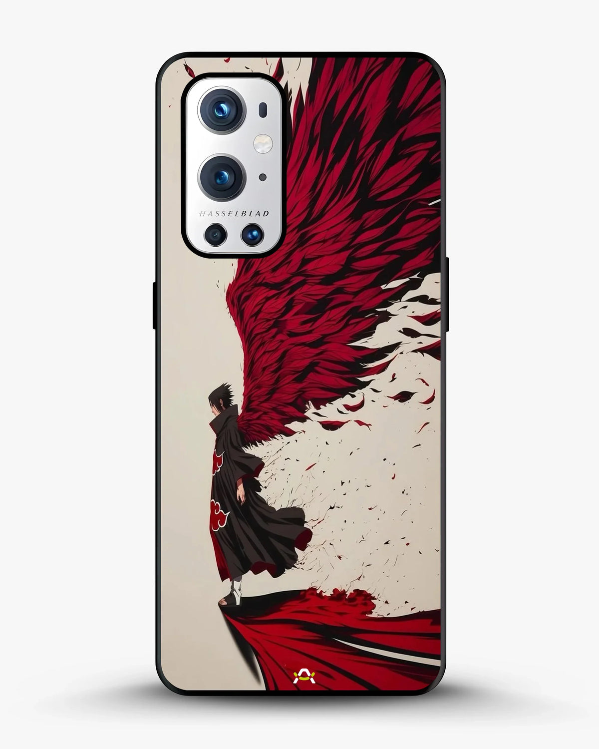 Anime Hero Phone Case - Bold Red & Black Character Print for iPhone, Samsung, Pixel, OnePlus & Vivo