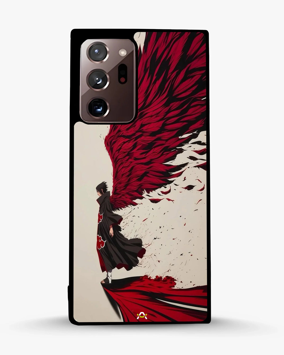 Anime Hero Phone Case - Bold Red & Black Character Print for iPhone, Samsung, Pixel, OnePlus & Vivo