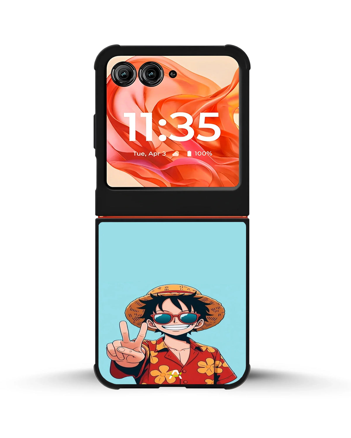 Anime Pirate Captain Phone Case - Red & Yellow Adventure Print for iPhone, Samsung, Pixel, OnePlus & Vivo