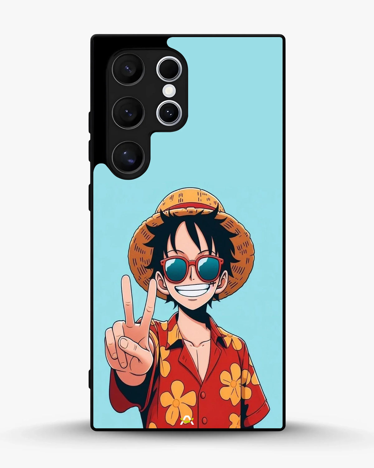 Anime Pirate Captain Phone Case - Red & Yellow Adventure Print for iPhone, Samsung, Pixel, OnePlus & Vivo