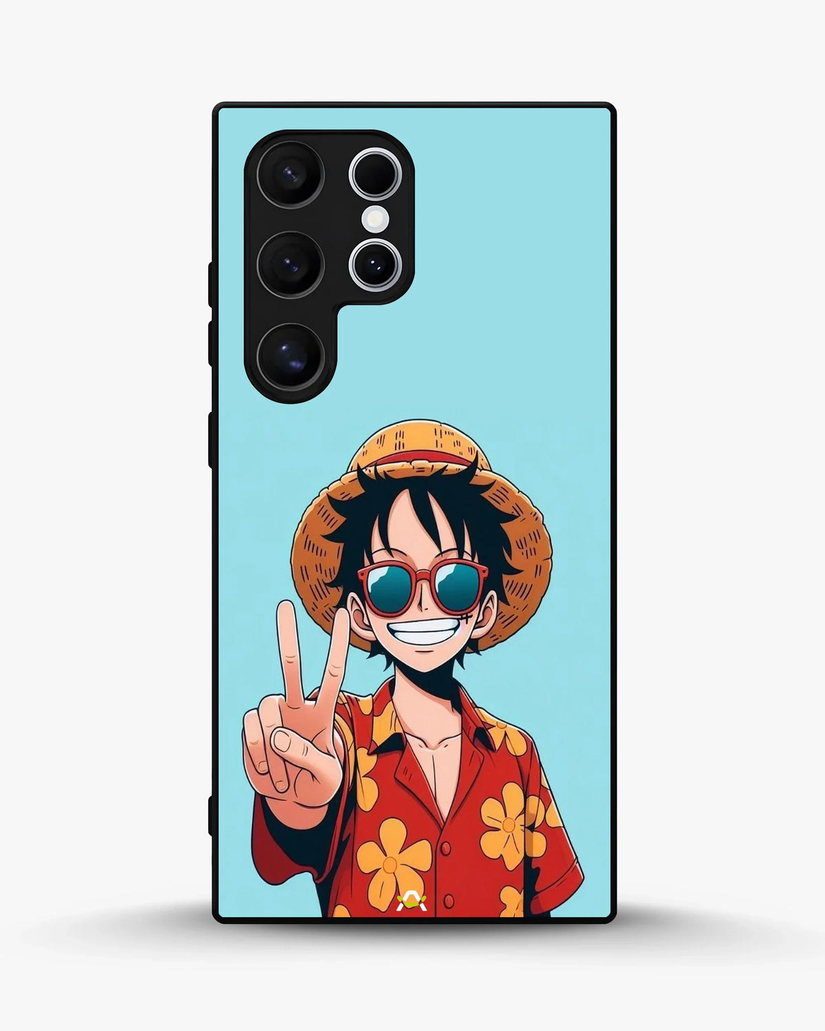 Anime Pirate Captain Phone Case - Red & Yellow Adventure Print for iPhone, Samsung, Pixel, OnePlus & Vivo