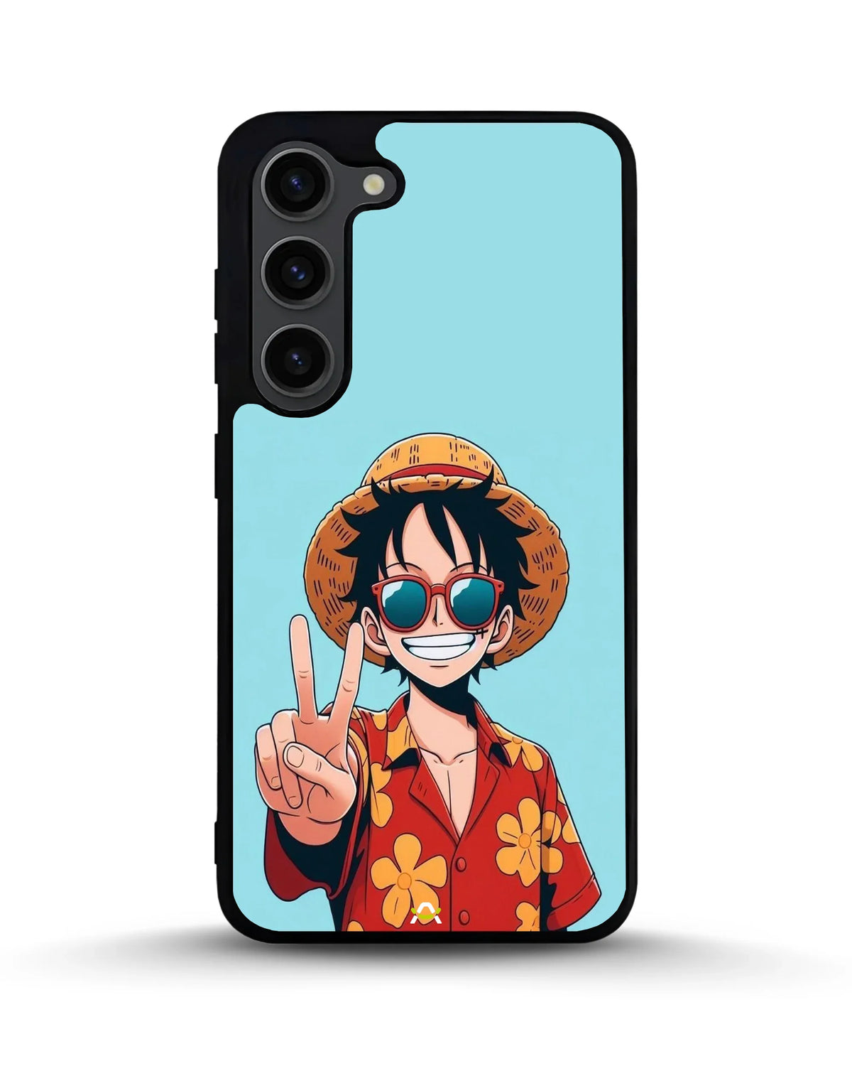 Anime Pirate Captain Phone Case - Red & Yellow Adventure Print for iPhone, Samsung, Pixel, OnePlus & Vivo