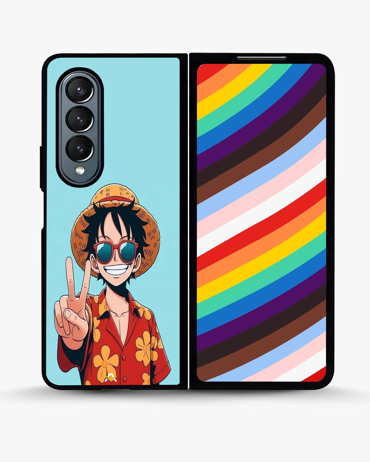 Anime Pirate Captain Phone Case - Red & Yellow Adventure Print for iPhone, Samsung, Pixel, OnePlus & Vivo