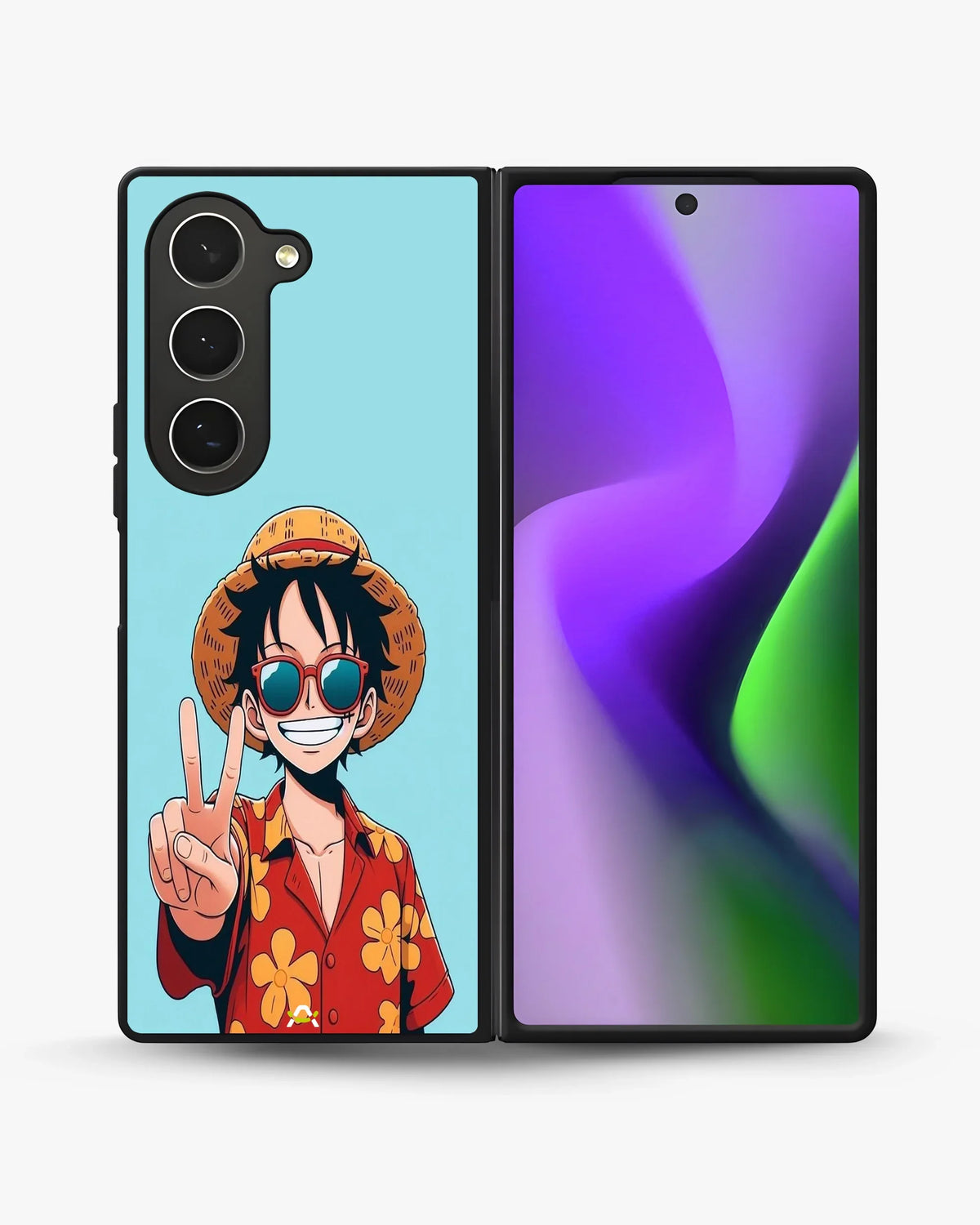 Anime Pirate Captain Phone Case - Red & Yellow Adventure Print for iPhone, Samsung, Pixel, OnePlus & Vivo