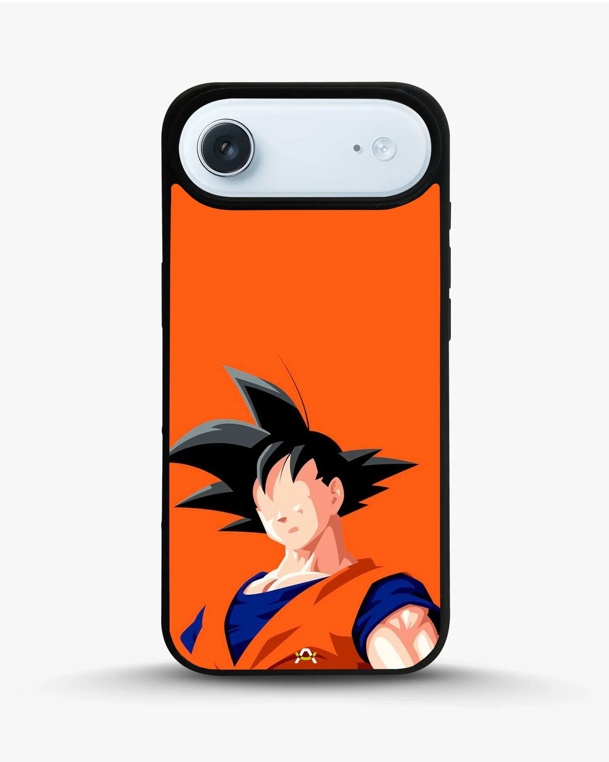 Anime Super Warrior Phone Case - Orange & Navy Fighter Print for iPhone, Samsung, Pixel, OnePlus & Vivo