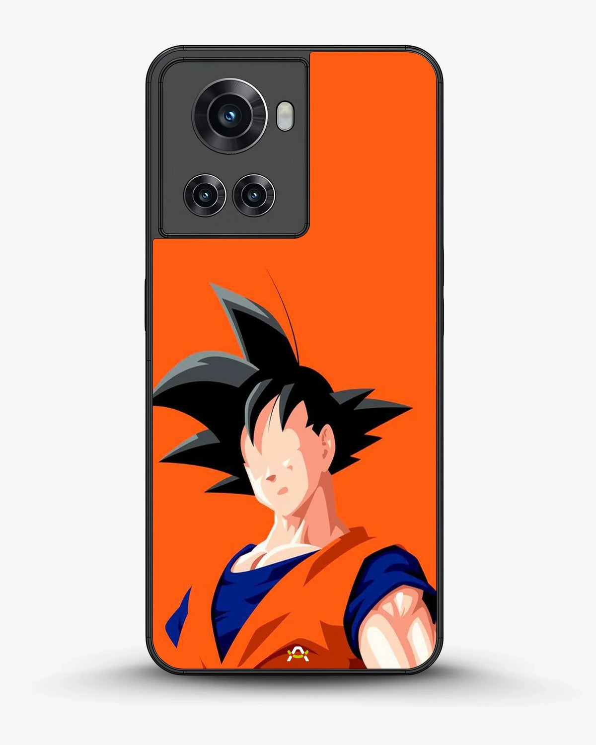 Anime Super Warrior Phone Case - Orange & Navy Fighter Print for iPhone, Samsung, Pixel, OnePlus & Vivo