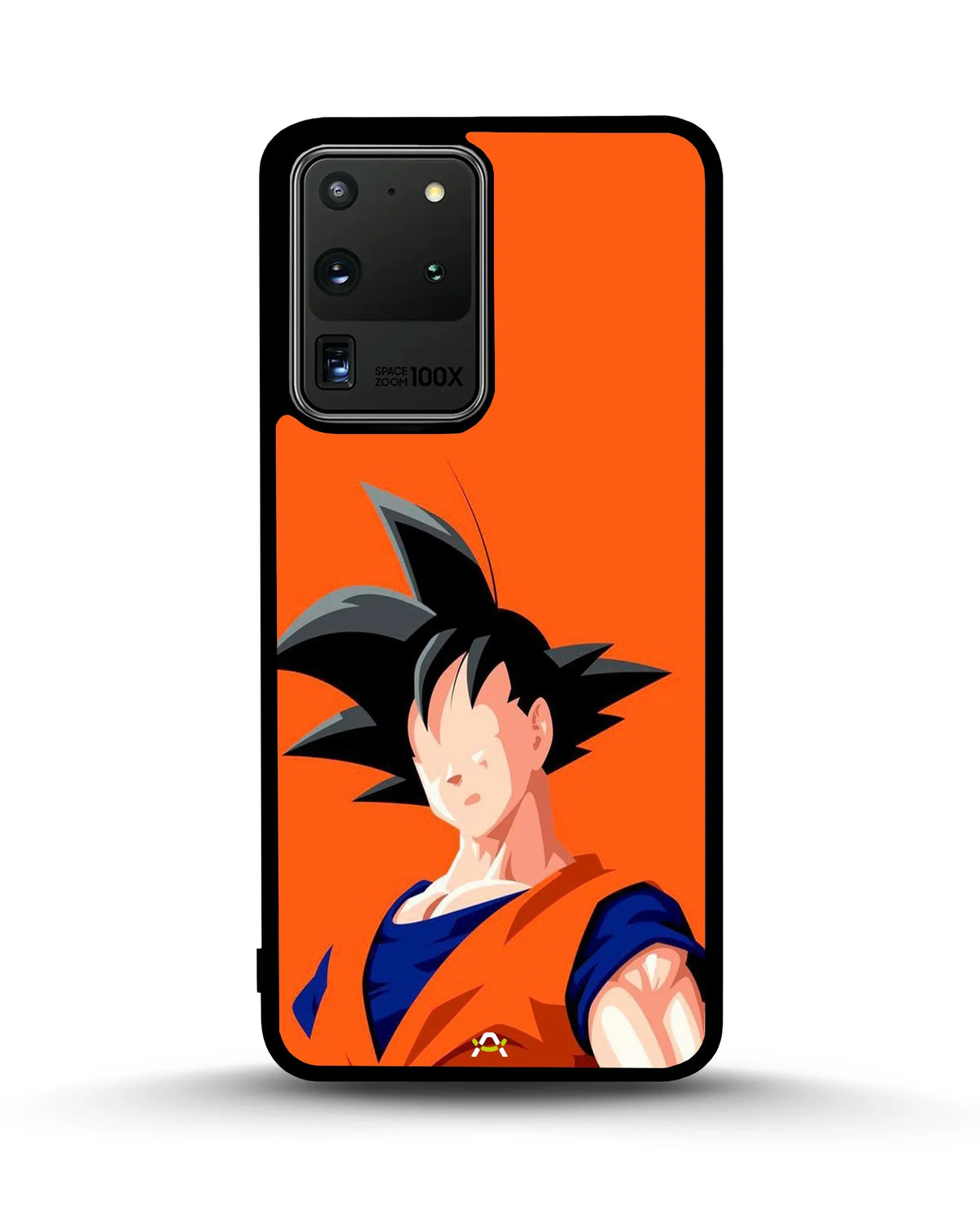 Anime Super Warrior Phone Case - Orange & Navy Fighter Print for iPhone, Samsung, Pixel, OnePlus & Vivo