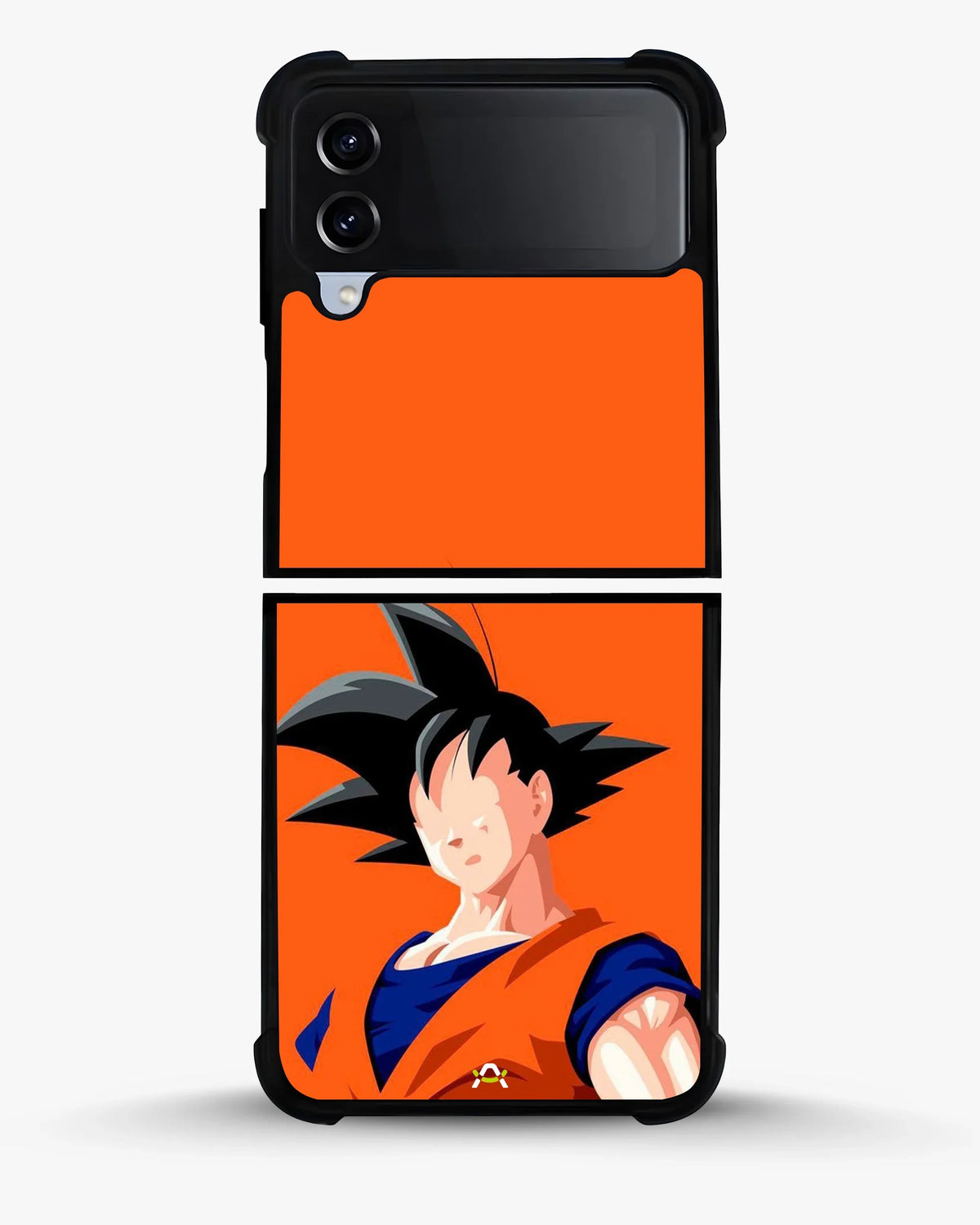 Anime Super Warrior Phone Case - Orange & Navy Fighter Print for iPhone, Samsung, Pixel, OnePlus & Vivo