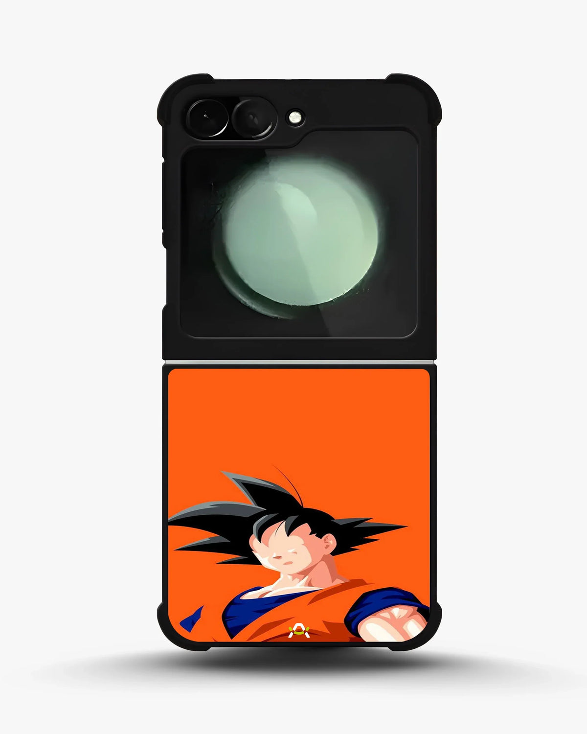 Anime Super Warrior Phone Case - Orange & Navy Fighter Print for iPhone, Samsung, Pixel, OnePlus & Vivo