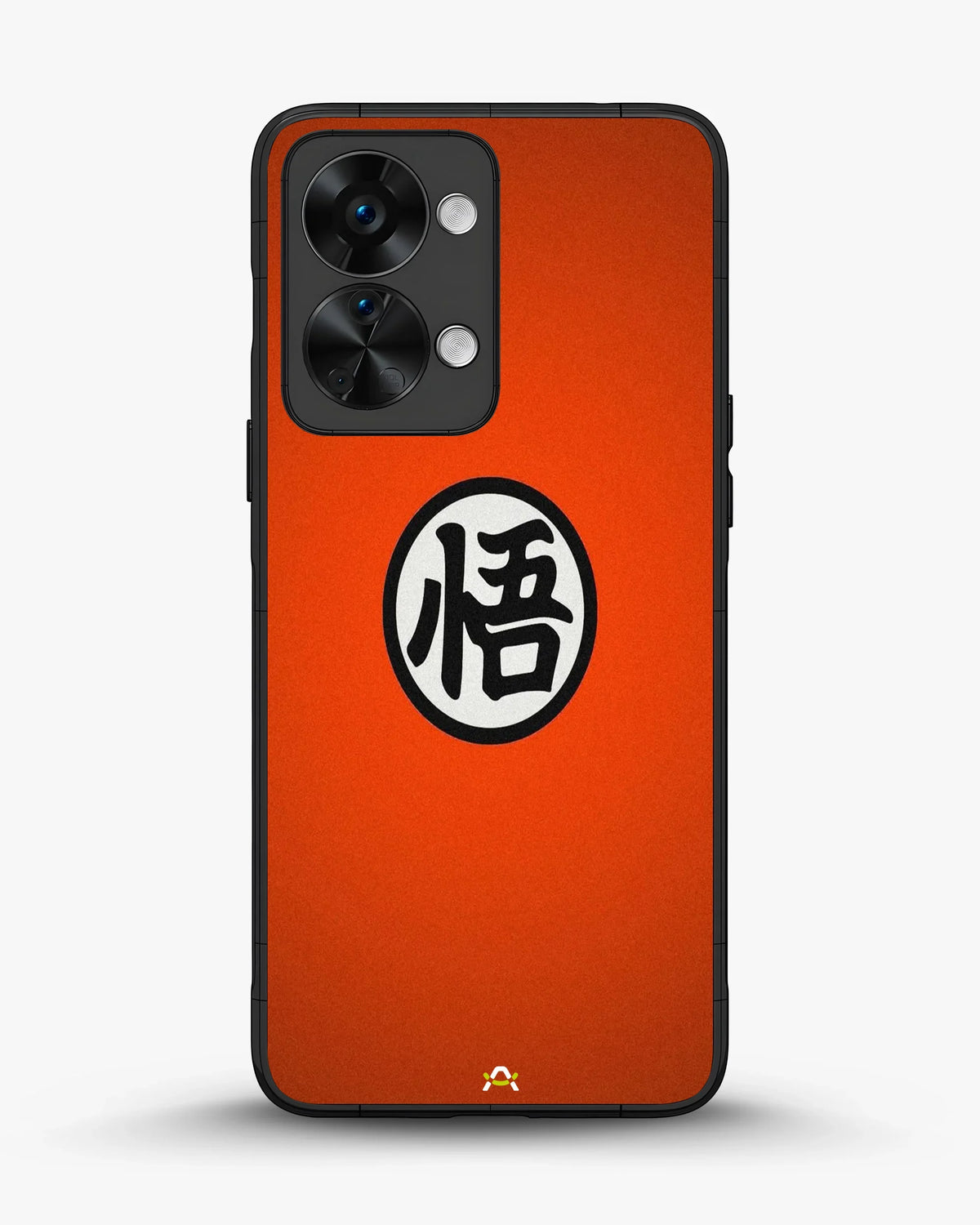 Anime Warrior Awakening Kanji Case - Glossy Orange Printed Cover for iPhone, Samsung, Pixel, OnePlus & Vivo