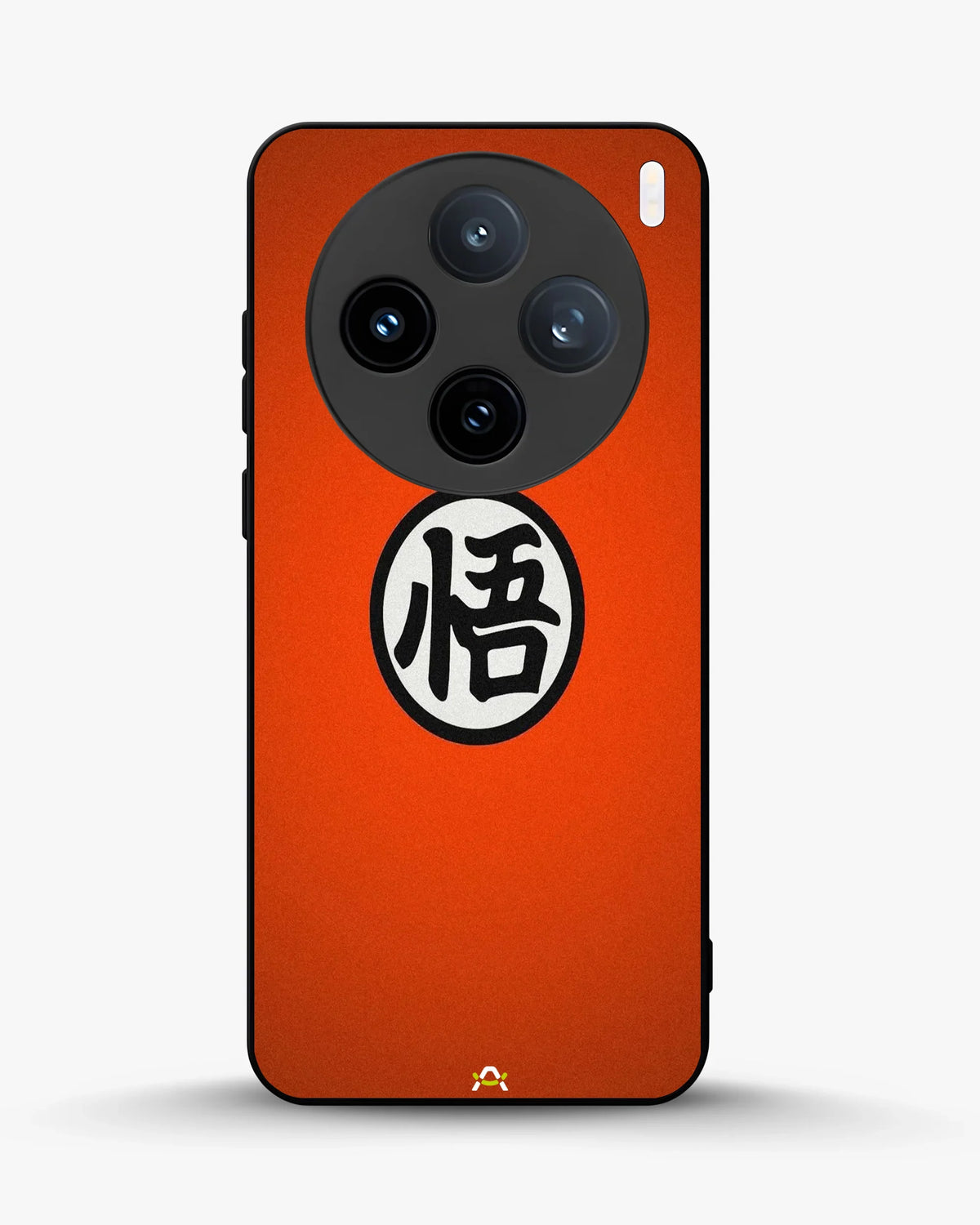 Anime Warrior Awakening Kanji Case - Glossy Orange Printed Cover for iPhone, Samsung, Pixel, OnePlus & Vivo