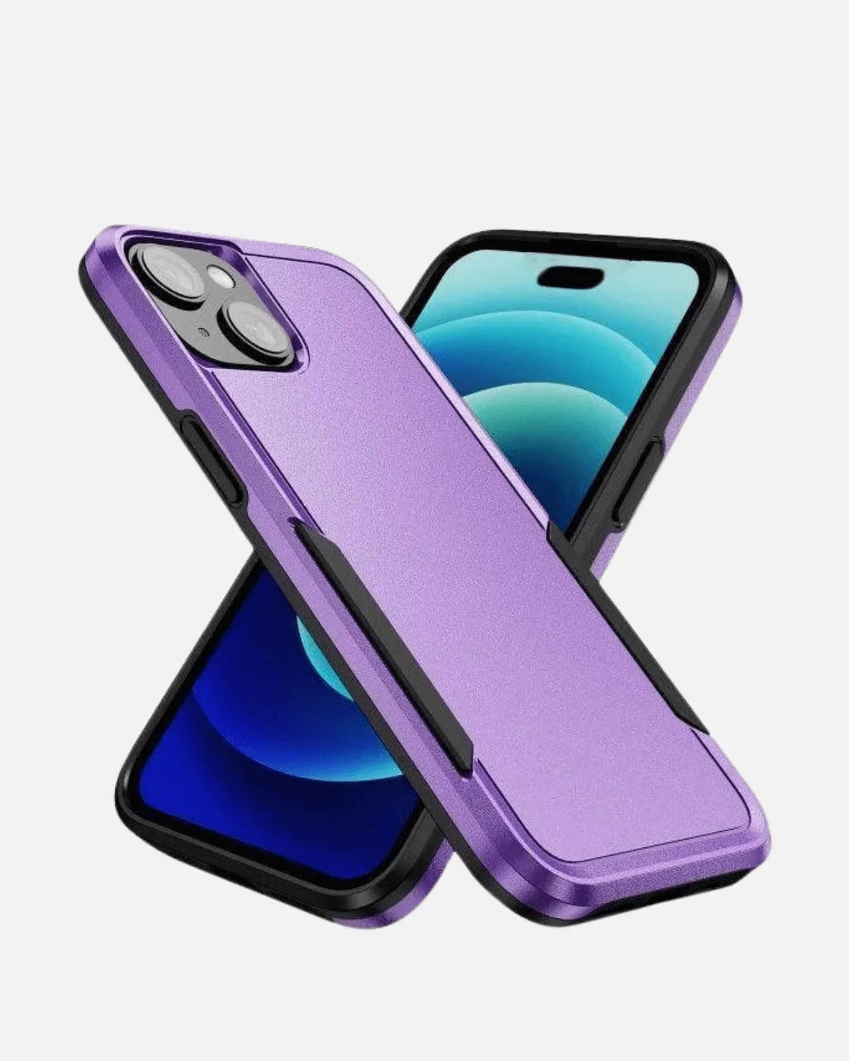 Armor Case with Dual-Layer Shockproof Protection β iPhone 13/14/15/16E Series β Bold Color