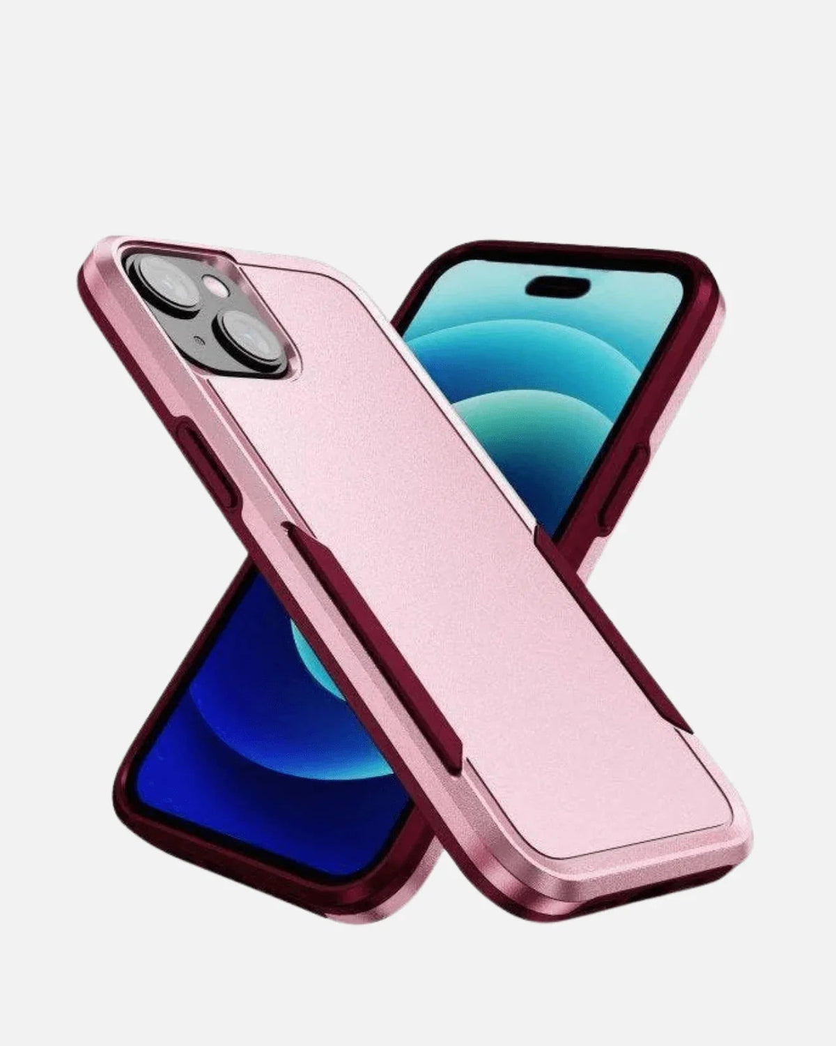 Armor Case with Dual-Layer Shockproof Protection β iPhone 13/14/15/16E Series β Bold Color