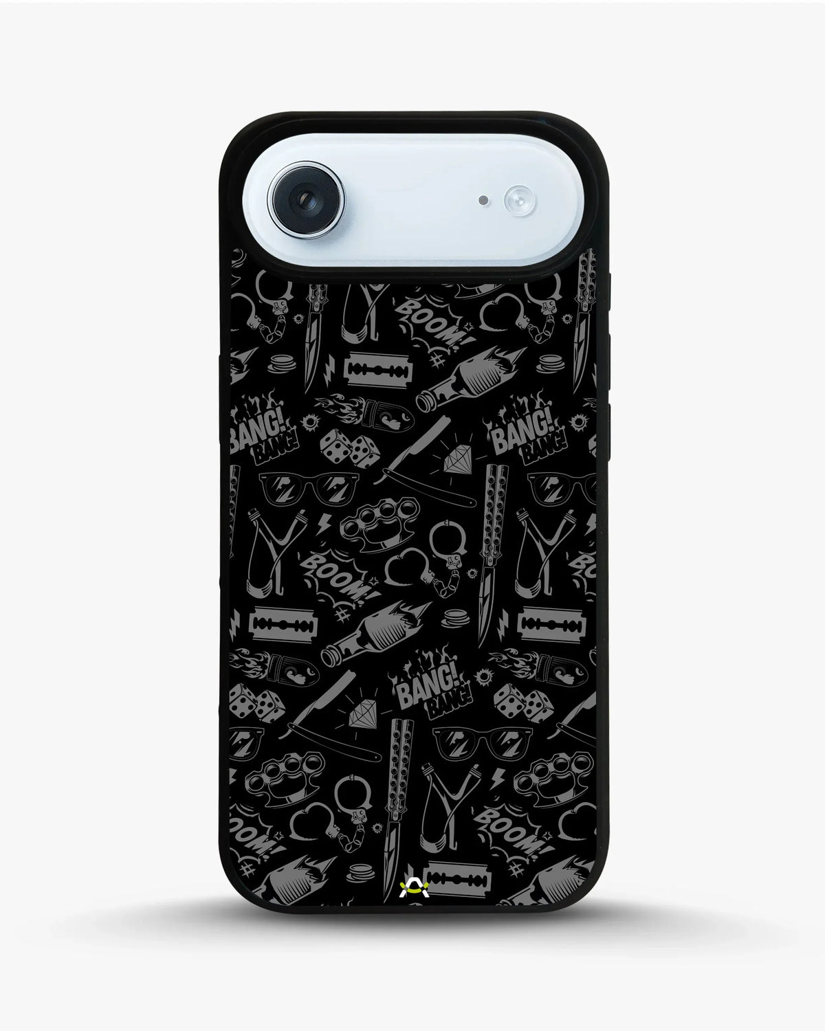 Black Street Art Phone Case - Graffiti & Typography Print for iPhone, Samsung, Pixel, OnePlus & Vivo