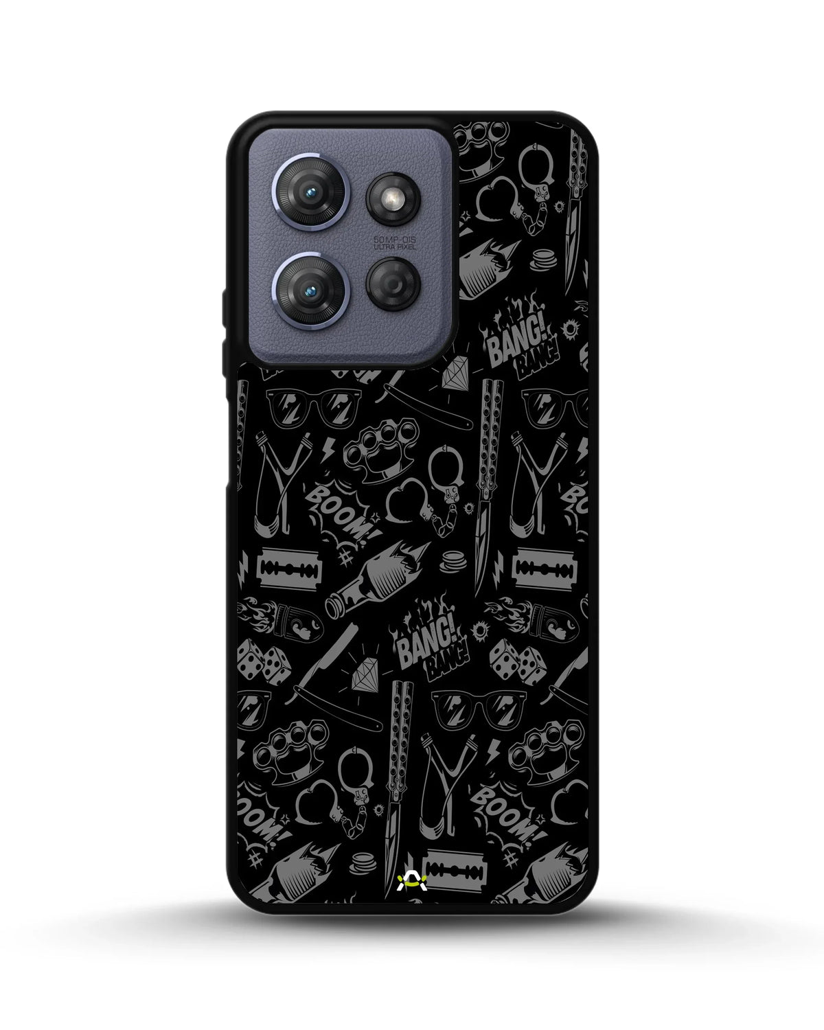 Black Street Art Phone Case - Graffiti & Typography Print for iPhone, Samsung, Pixel, OnePlus & Vivo