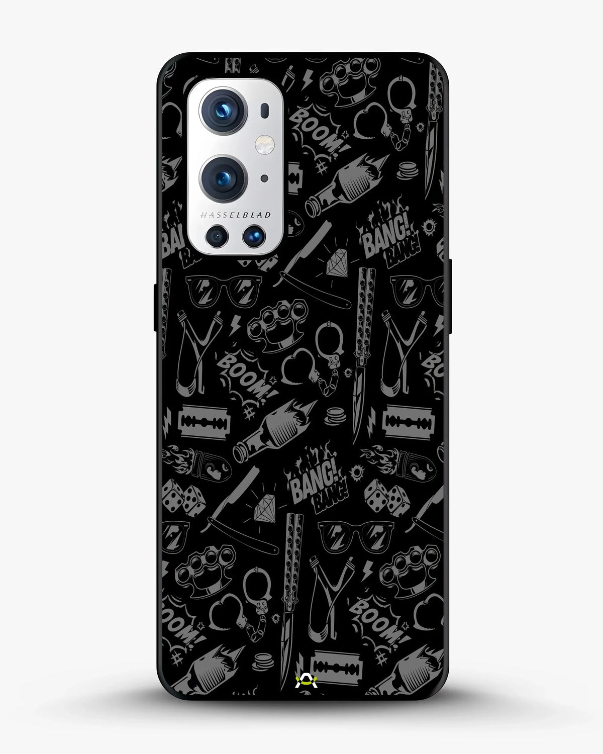 Black Street Art Phone Case - Graffiti & Typography Print for iPhone, Samsung, Pixel, OnePlus & Vivo