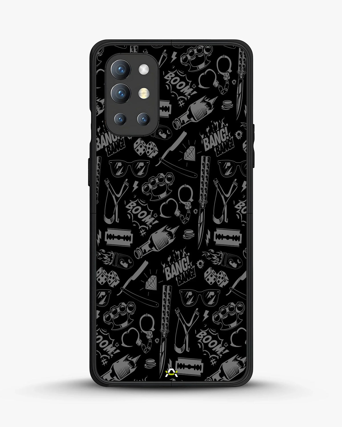 Black Street Art Phone Case - Graffiti & Typography Print for iPhone, Samsung, Pixel, OnePlus & Vivo