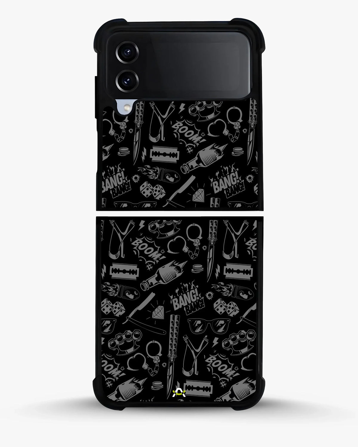 Black Street Art Phone Case - Graffiti & Typography Print for iPhone, Samsung, Pixel, OnePlus & Vivo