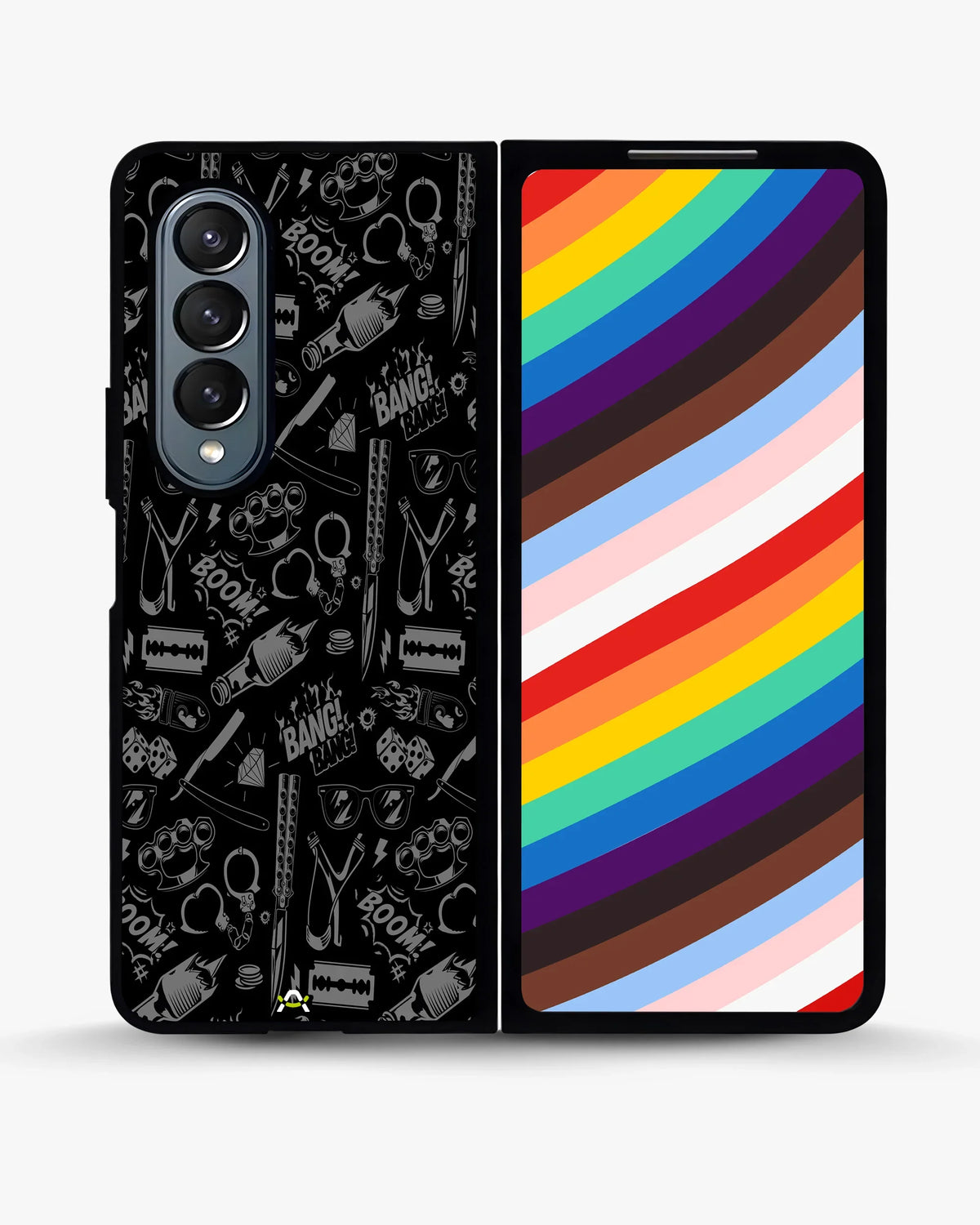 Black Street Art Phone Case - Graffiti & Typography Print for iPhone, Samsung, Pixel, OnePlus & Vivo