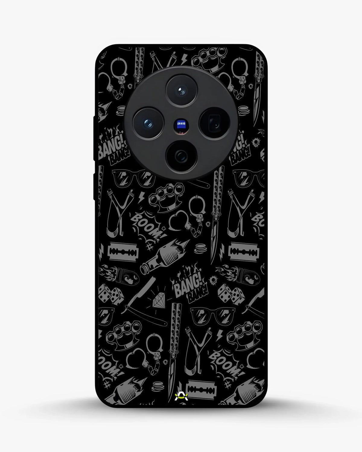 Black Street Art Phone Case - Graffiti & Typography Print for iPhone, Samsung, Pixel, OnePlus & Vivo