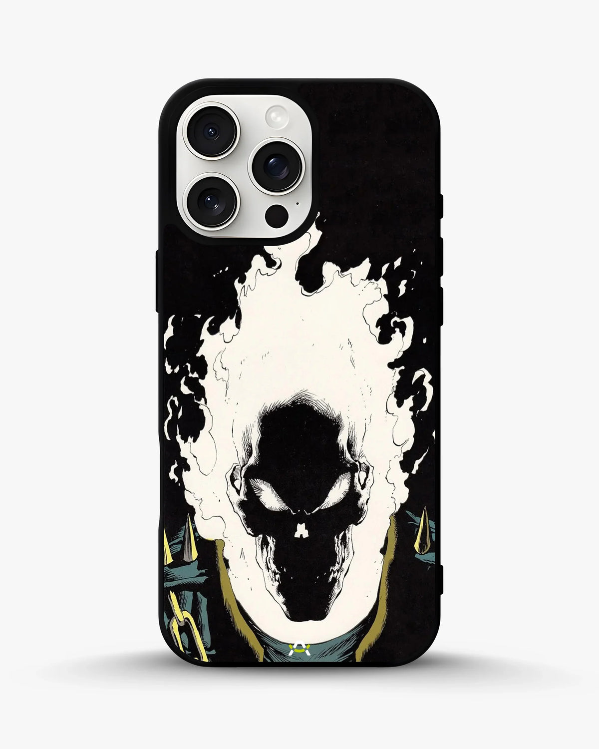 Blazing Comic Skull Phone Case - Flaming Comic Art Print for iPhone, Samsung, Pixel, OnePlus & Vivo