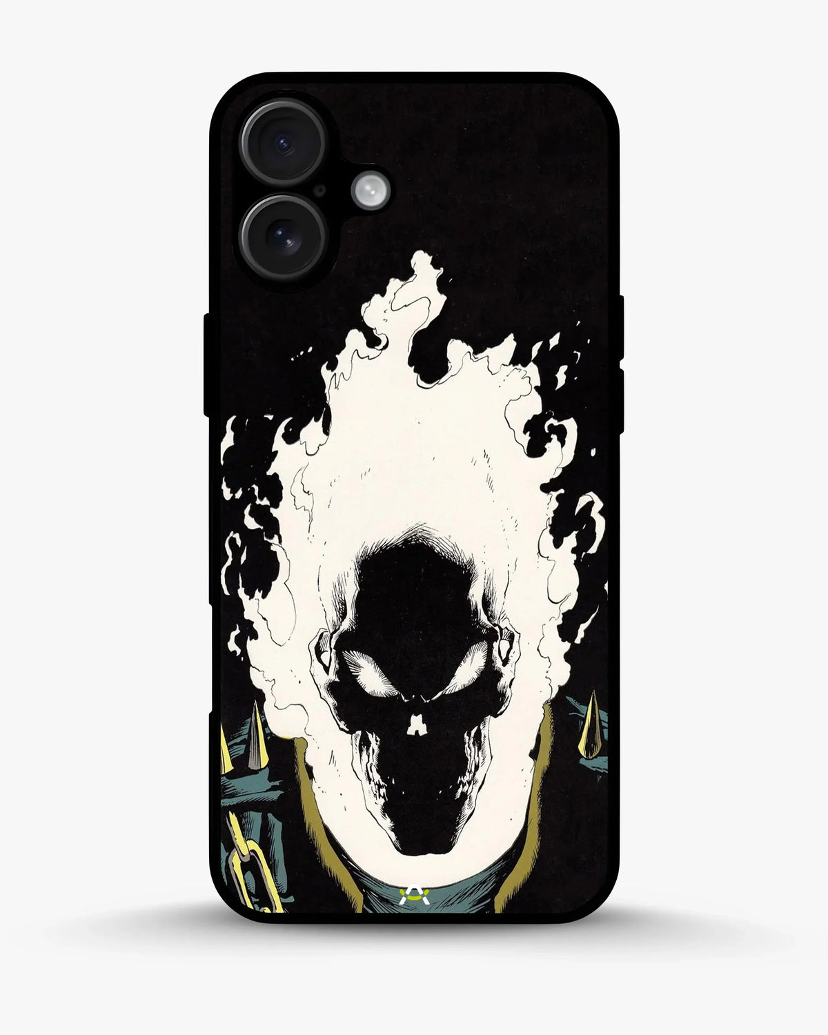 Blazing Comic Skull Phone Case - Flaming Comic Art Print for iPhone, Samsung, Pixel, OnePlus & Vivo
