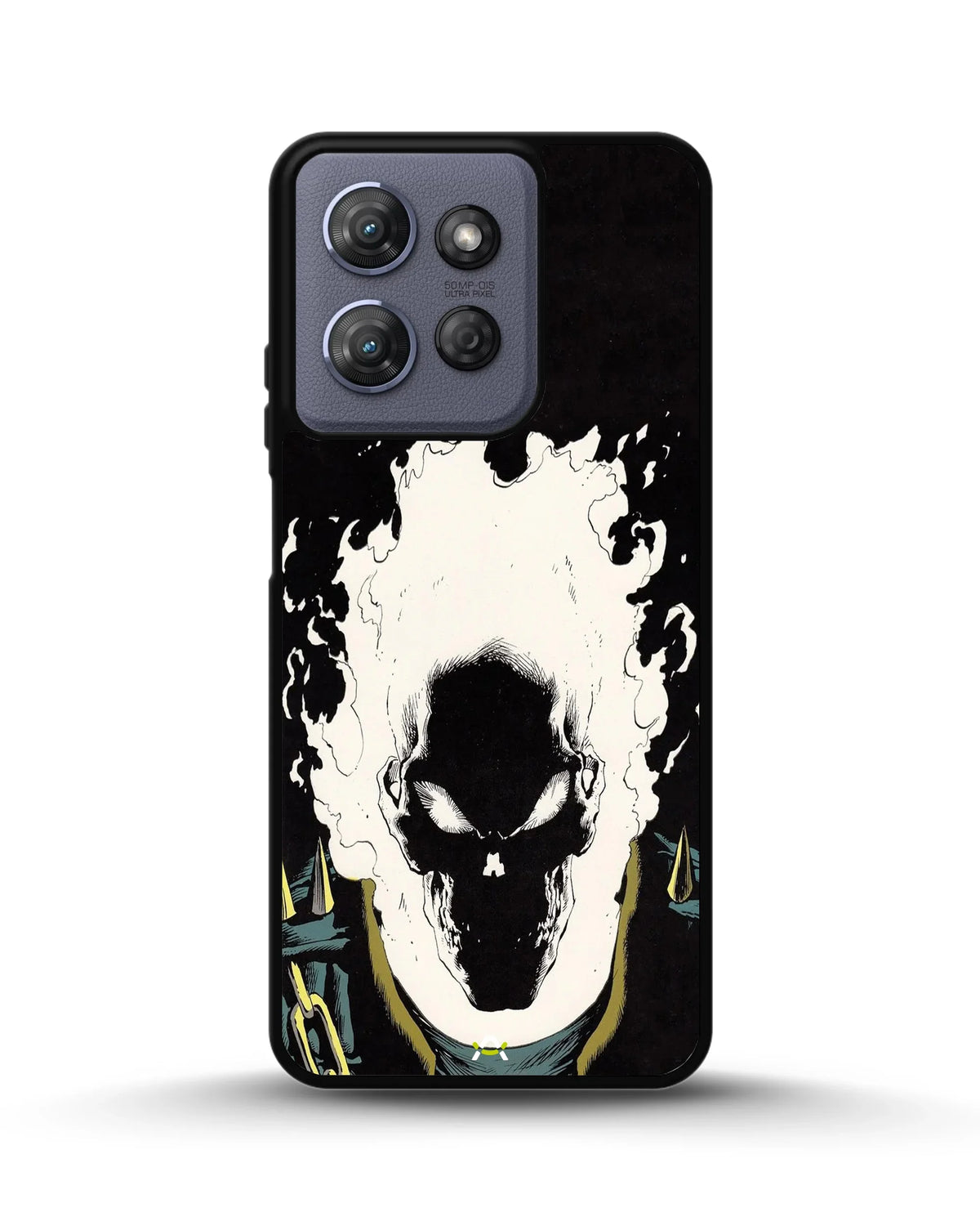 Blazing Comic Skull Phone Case - Flaming Comic Art Print for iPhone, Samsung, Pixel, OnePlus & Vivo
