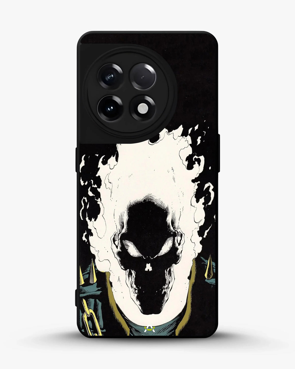 Blazing Comic Skull Phone Case - Flaming Comic Art Print for iPhone, Samsung, Pixel, OnePlus & Vivo