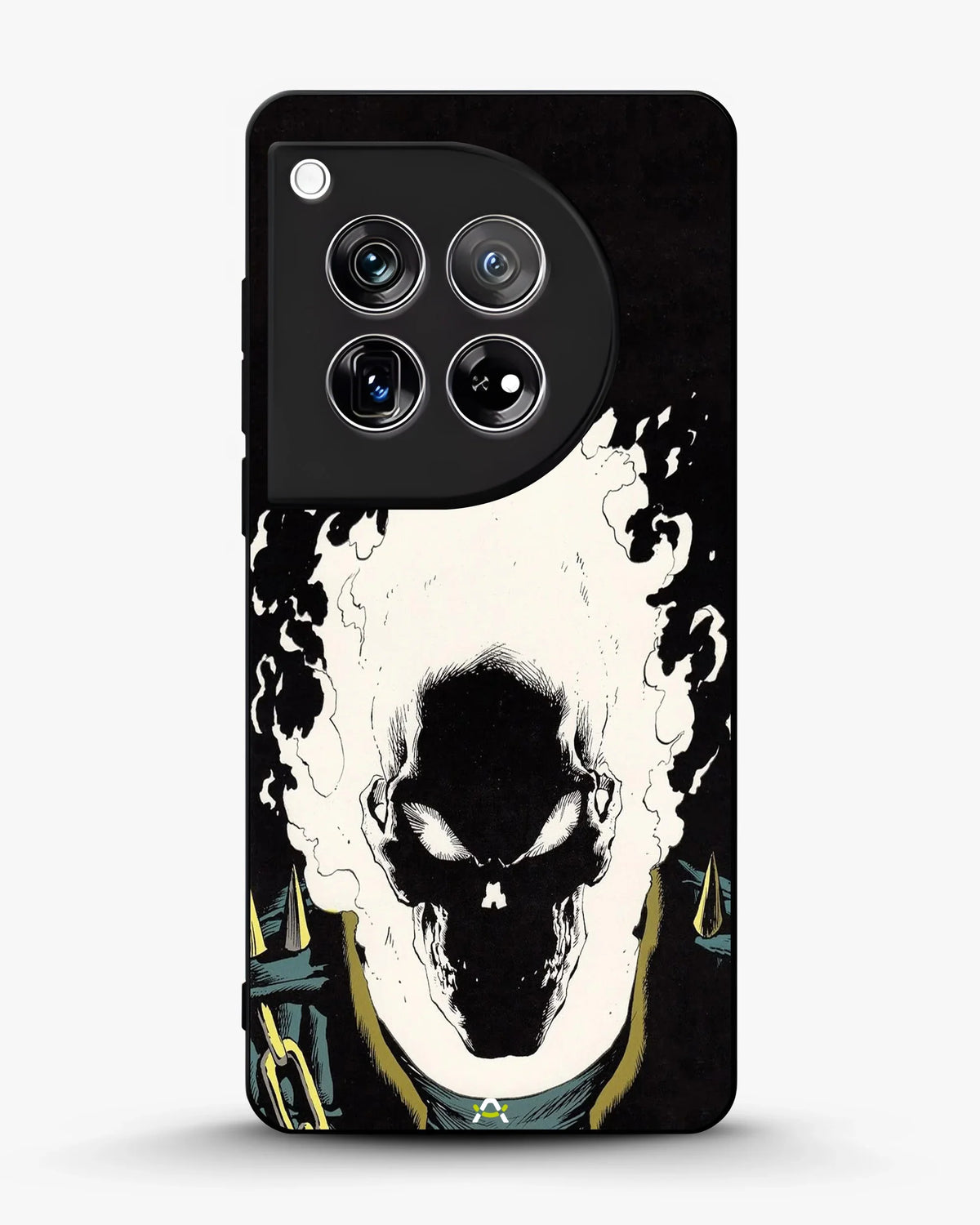 Blazing Comic Skull Phone Case - Flaming Comic Art Print for iPhone, Samsung, Pixel, OnePlus & Vivo