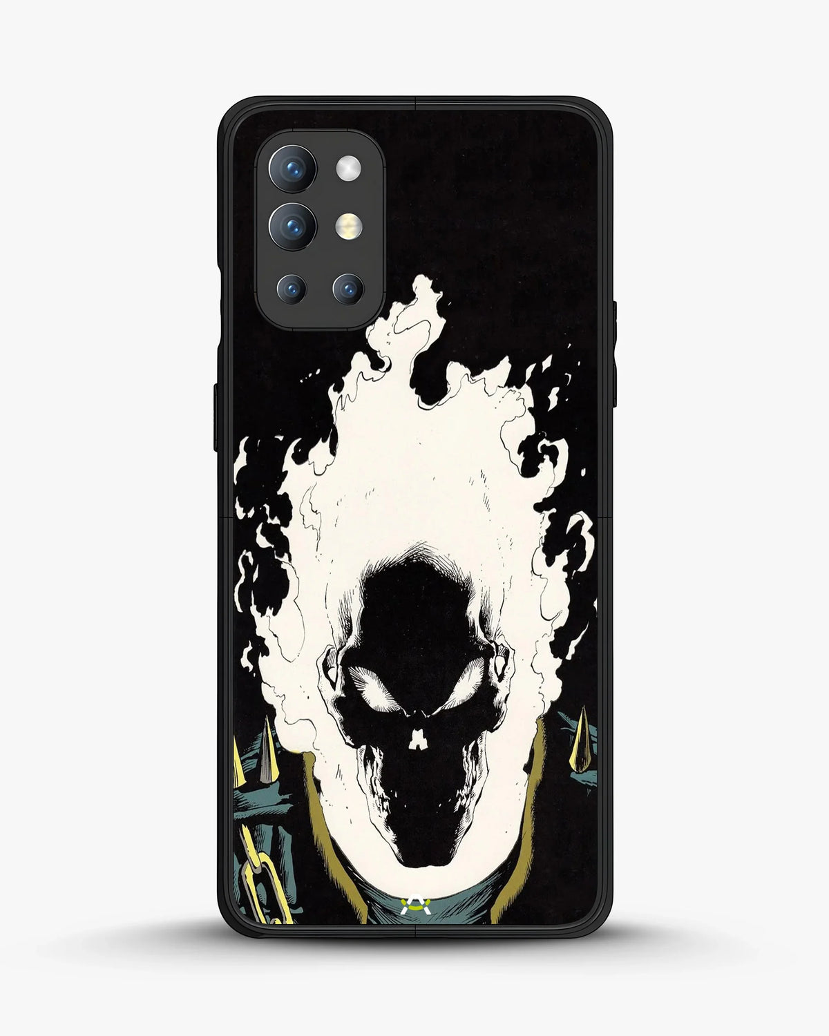 Blazing Comic Skull Phone Case - Flaming Comic Art Print for iPhone, Samsung, Pixel, OnePlus & Vivo