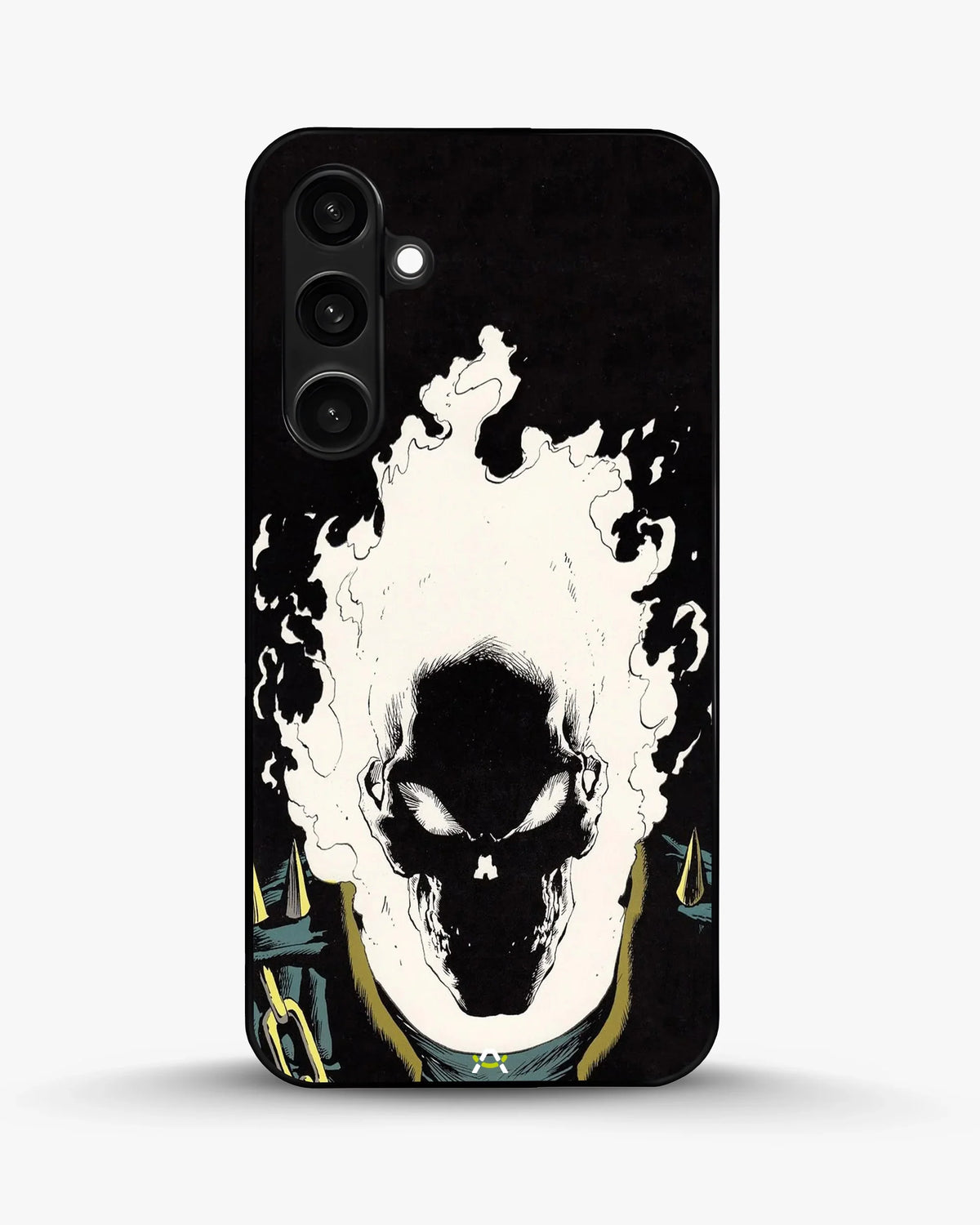 Blazing Comic Skull Phone Case - Flaming Comic Art Print for iPhone, Samsung, Pixel, OnePlus & Vivo