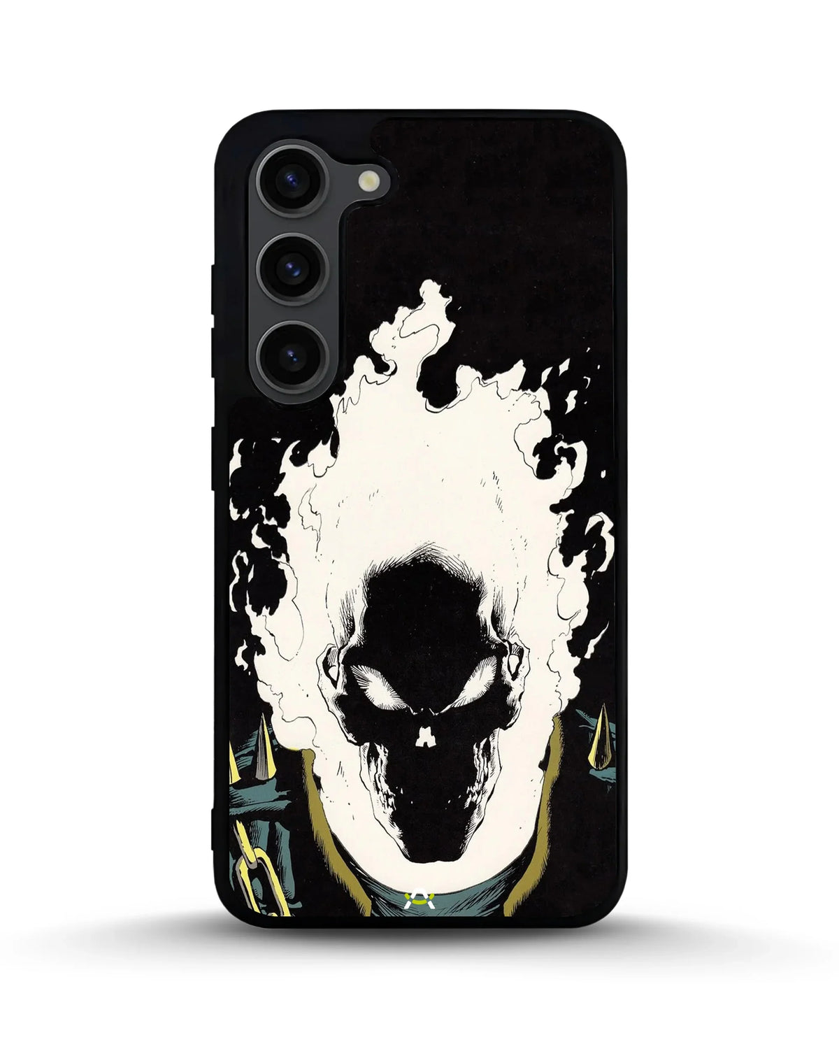 Blazing Comic Skull Phone Case - Flaming Comic Art Print for iPhone, Samsung, Pixel, OnePlus & Vivo
