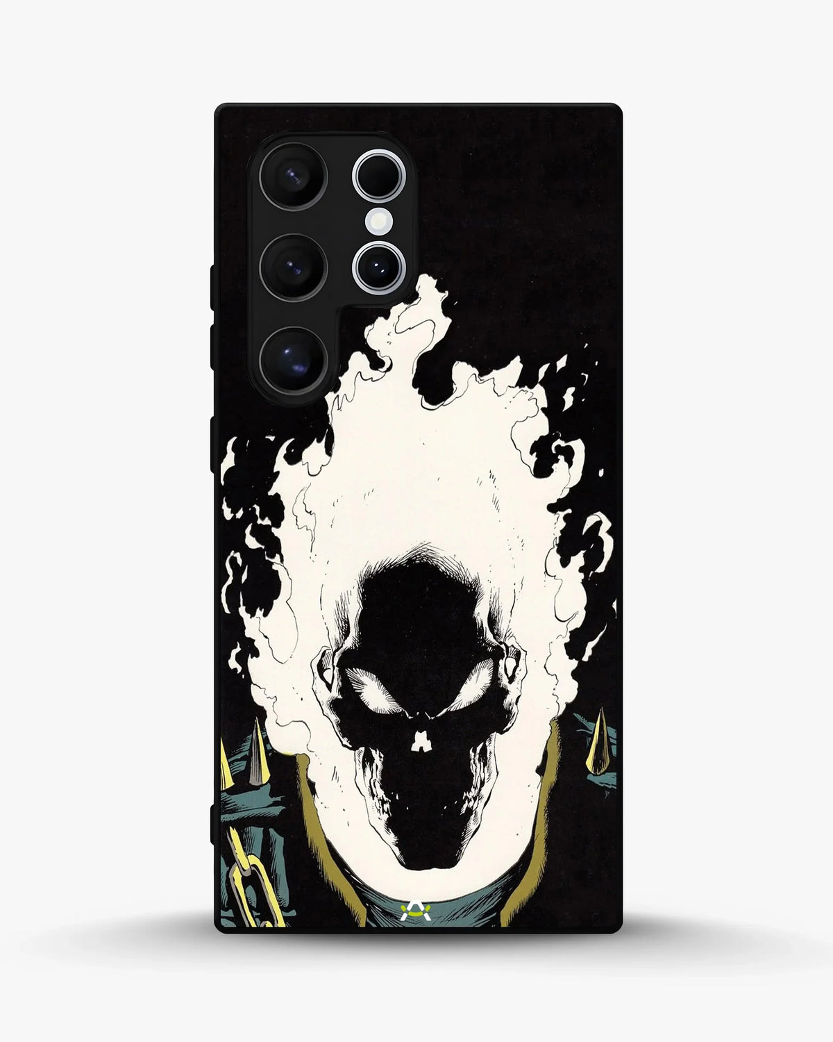 Blazing Comic Skull Phone Case - Flaming Comic Art Print for iPhone, Samsung, Pixel, OnePlus & Vivo