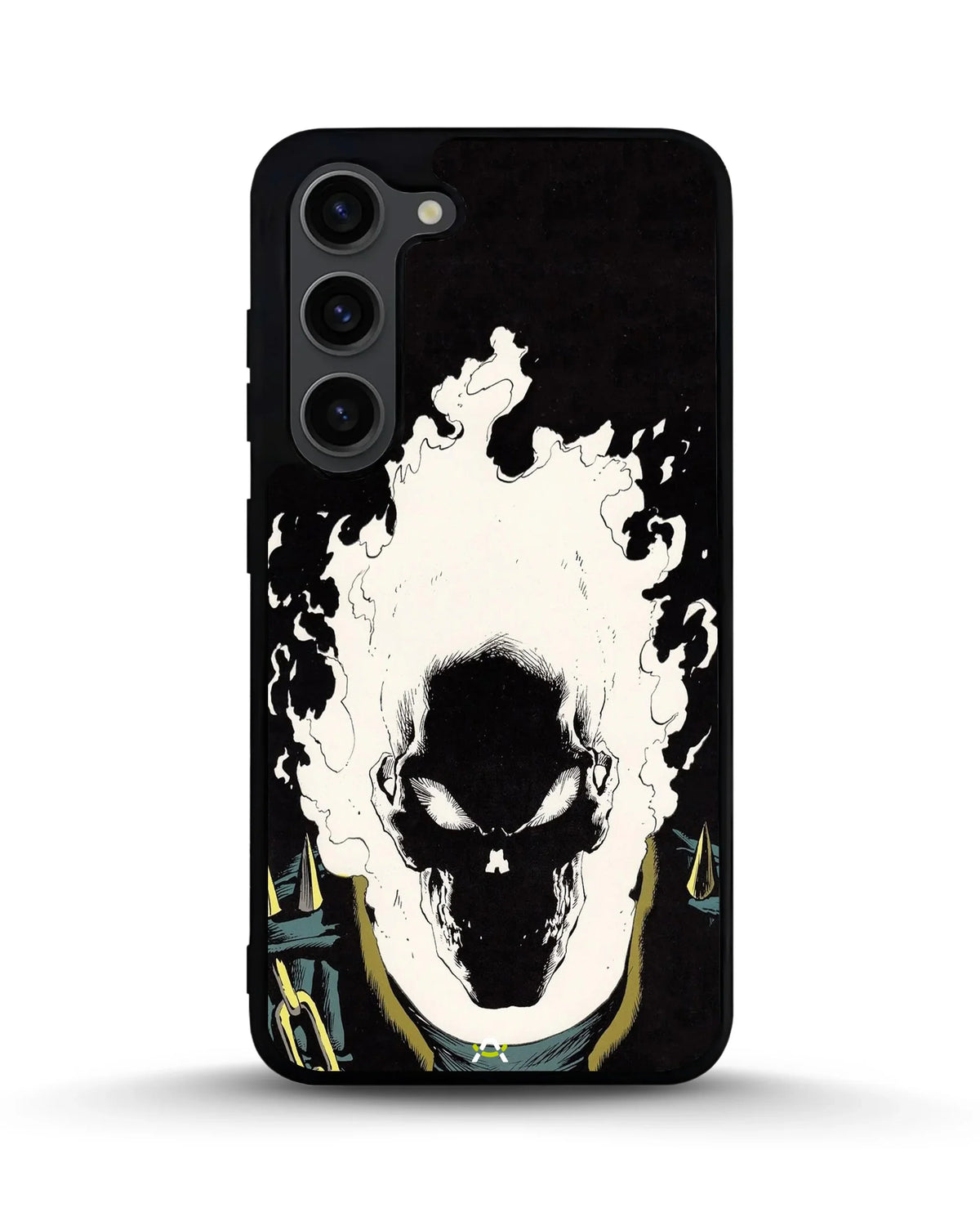 Blazing Comic Skull Phone Case - Flaming Comic Art Print for iPhone, Samsung, Pixel, OnePlus & Vivo