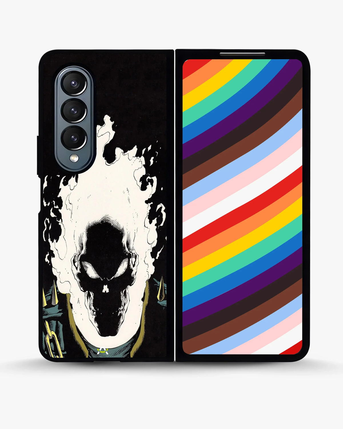 Blazing Comic Skull Phone Case - Flaming Comic Art Print for iPhone, Samsung, Pixel, OnePlus & Vivo