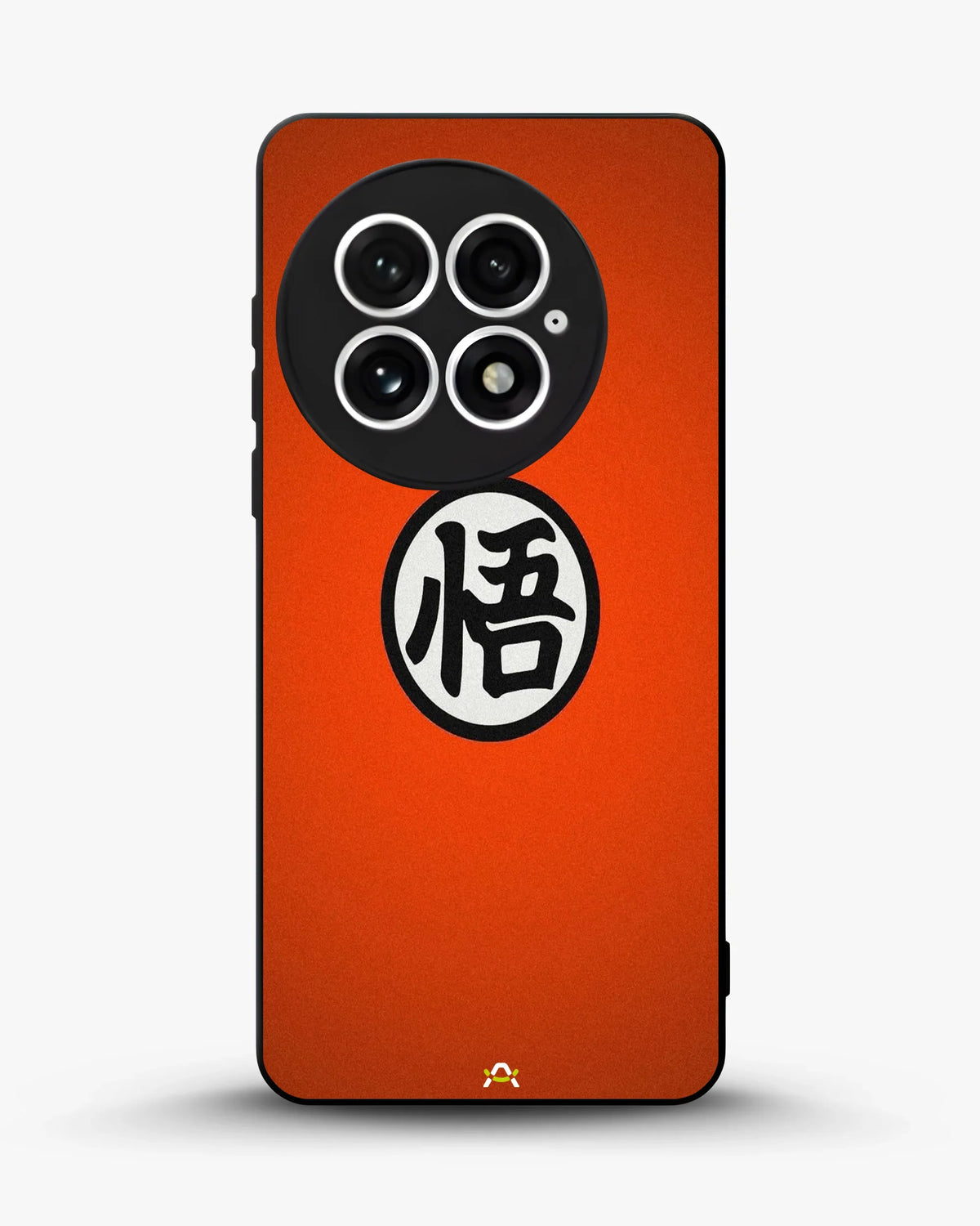 Bold Kanji Circle Phone Case - Minimal Orange Symbol Print for iPhone, Samsung, Pixel, OnePlus & Vivo