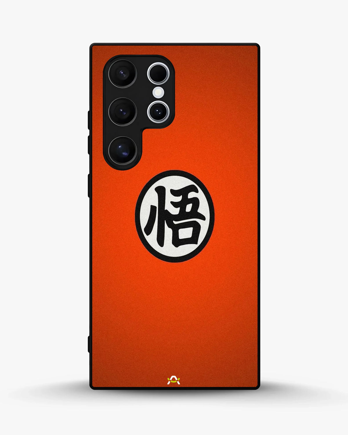 Bold Kanji Circle Phone Case - Minimal Orange Symbol Print for iPhone, Samsung, Pixel, OnePlus & Vivo