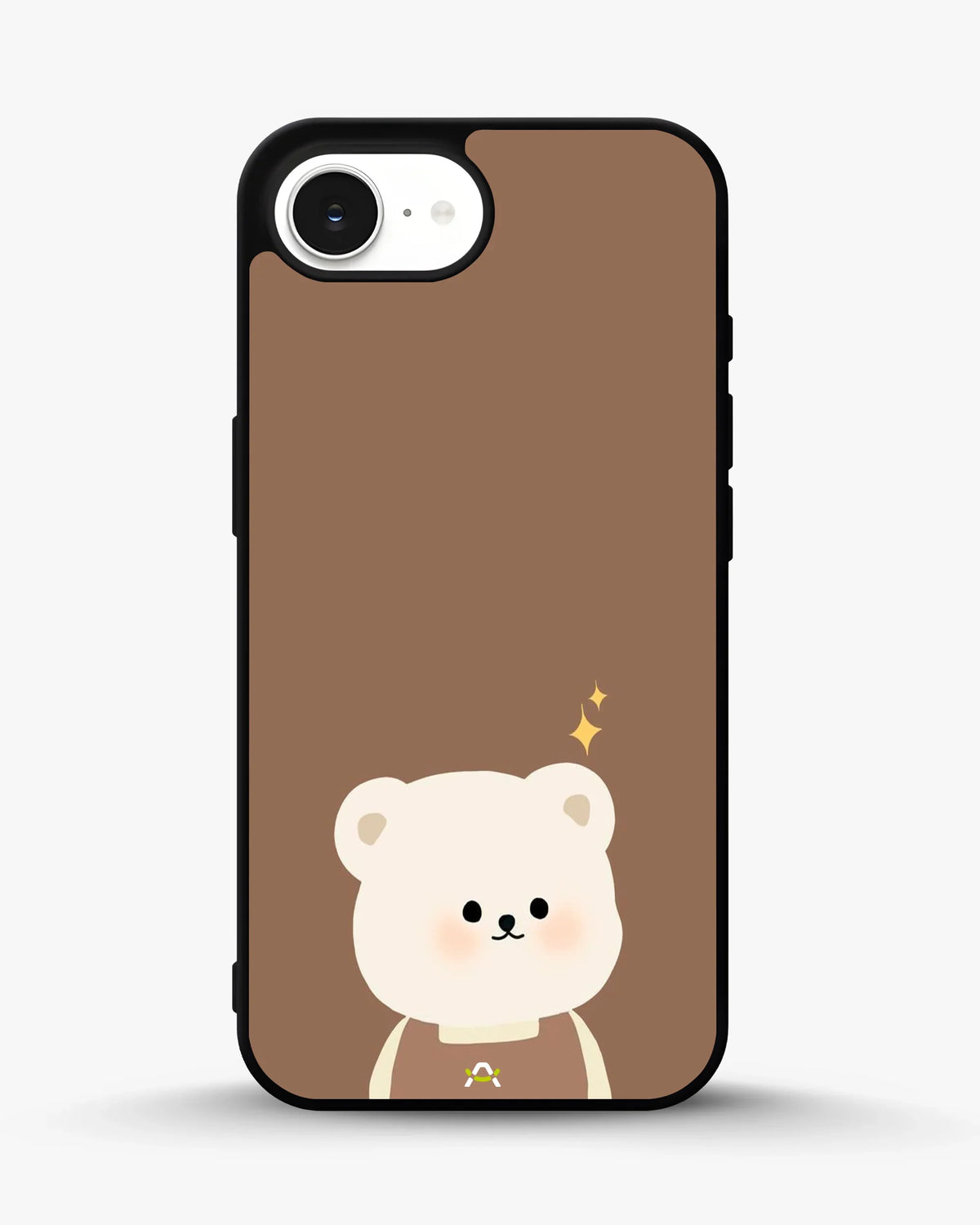 Cartoon Bear Phone Case - Cute Brown Bear Print for iPhone, Samsung, Pixel, OnePlus & Vivo