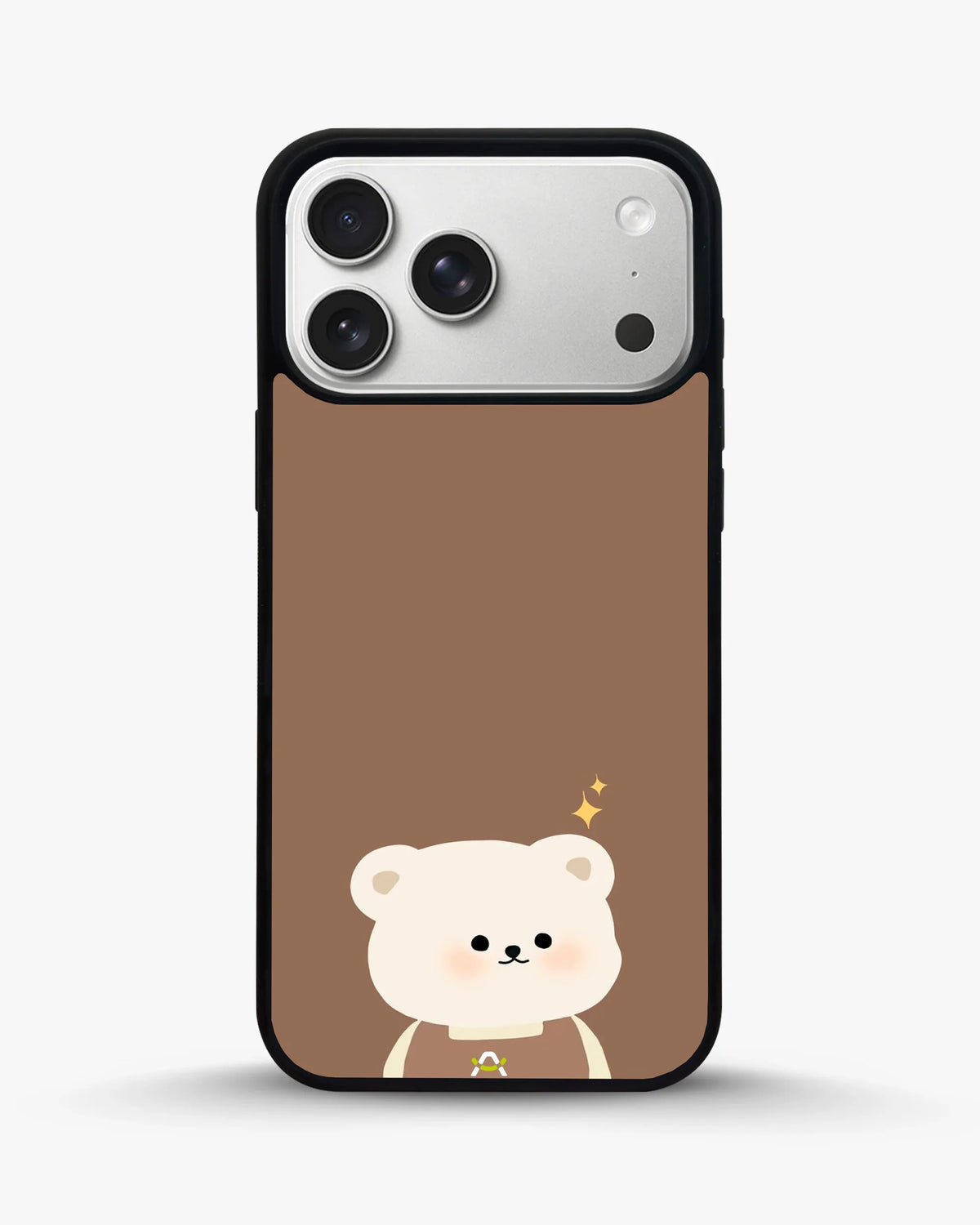 Cartoon Bear Phone Case - Cute Brown Bear Print for iPhone, Samsung, Pixel, OnePlus & Vivo