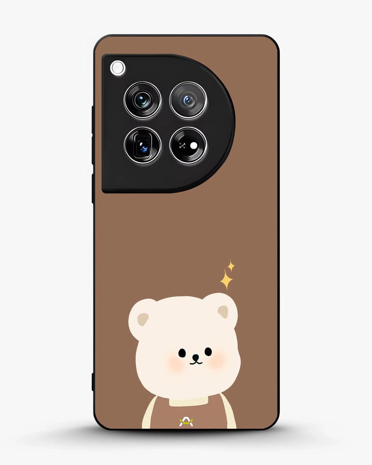 Cartoon Bear Phone Case - Cute Brown Bear Print for iPhone, Samsung, Pixel, OnePlus & Vivo