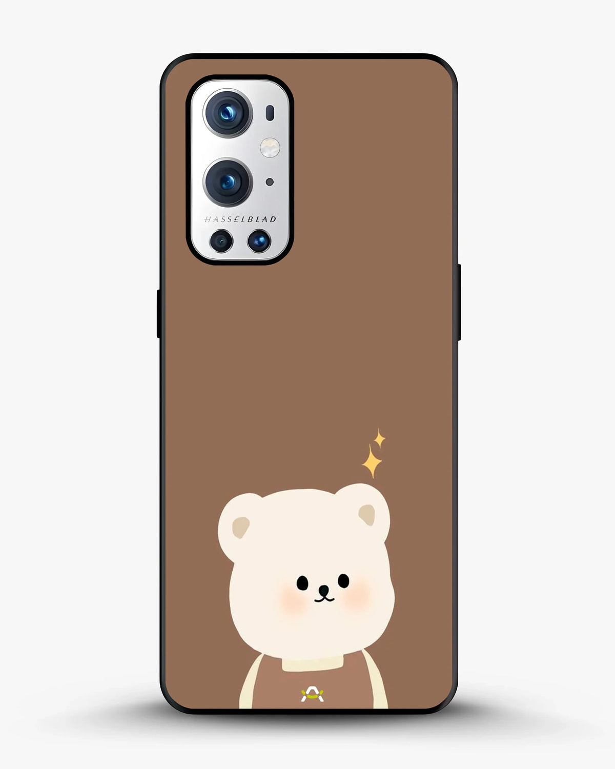 Cartoon Bear Phone Case - Cute Brown Bear Print for iPhone, Samsung, Pixel, OnePlus & Vivo