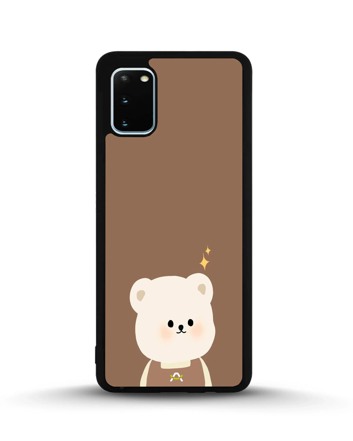 Cartoon Bear Phone Case - Cute Brown Bear Print for iPhone, Samsung, Pixel, OnePlus & Vivo