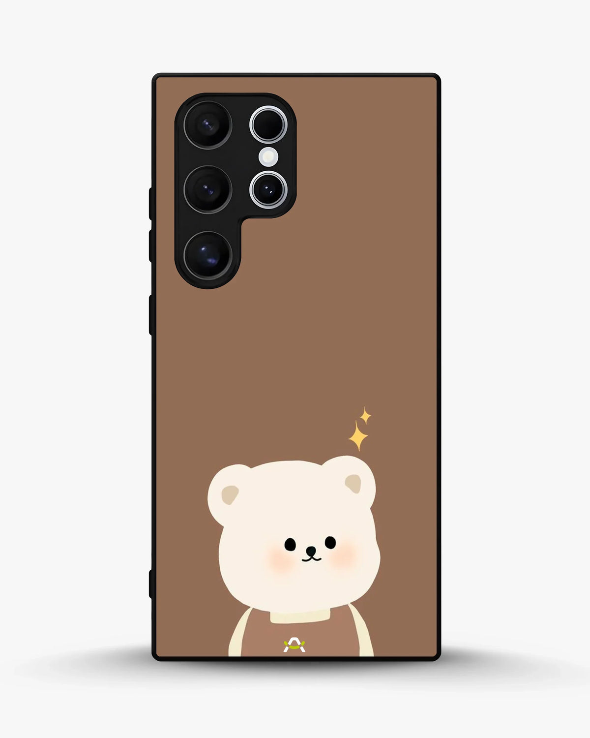 Cartoon Bear Phone Case - Cute Brown Bear Print for iPhone, Samsung, Pixel, OnePlus & Vivo