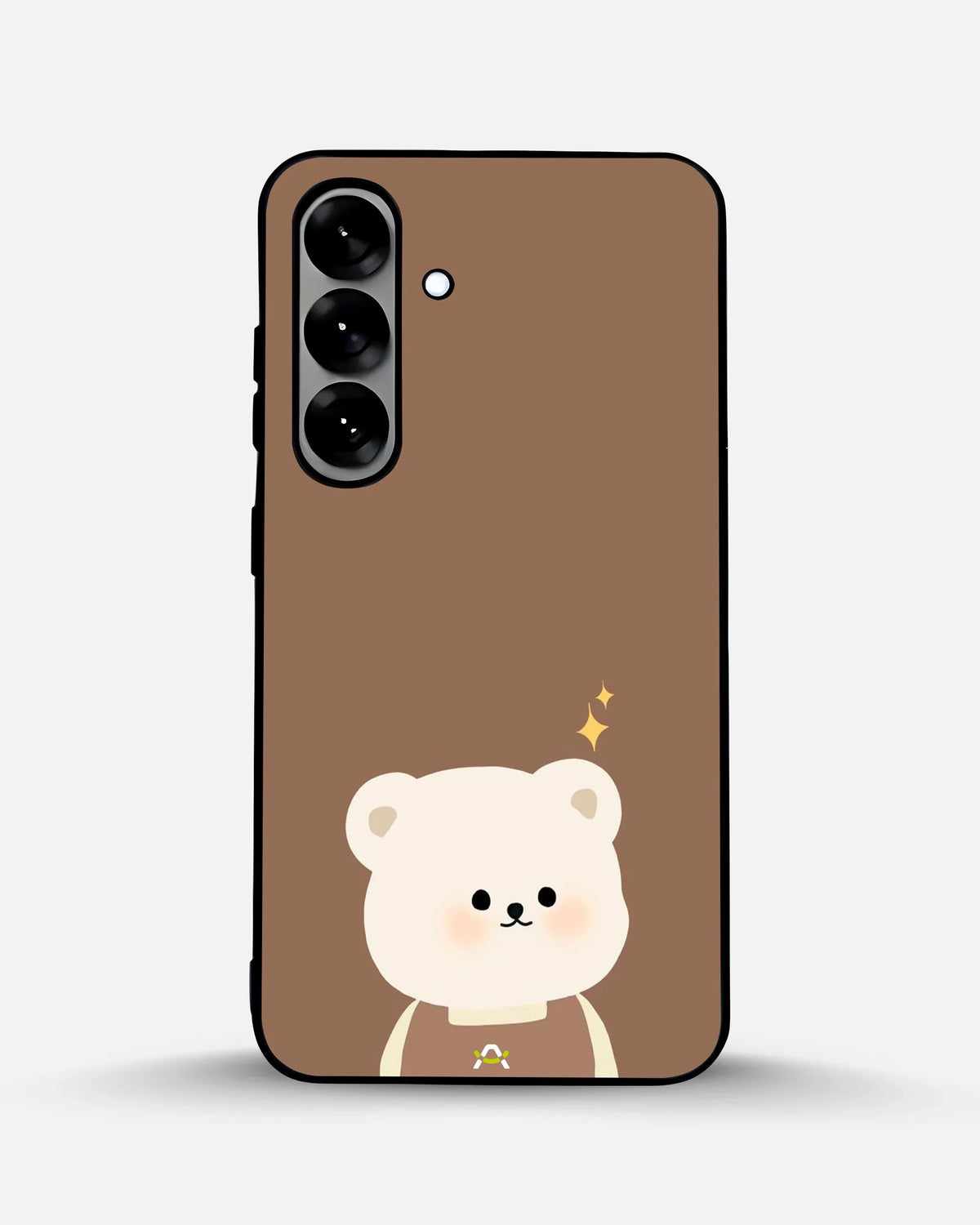 Cartoon Bear Phone Case - Cute Brown Bear Print for iPhone, Samsung, Pixel, OnePlus & Vivo